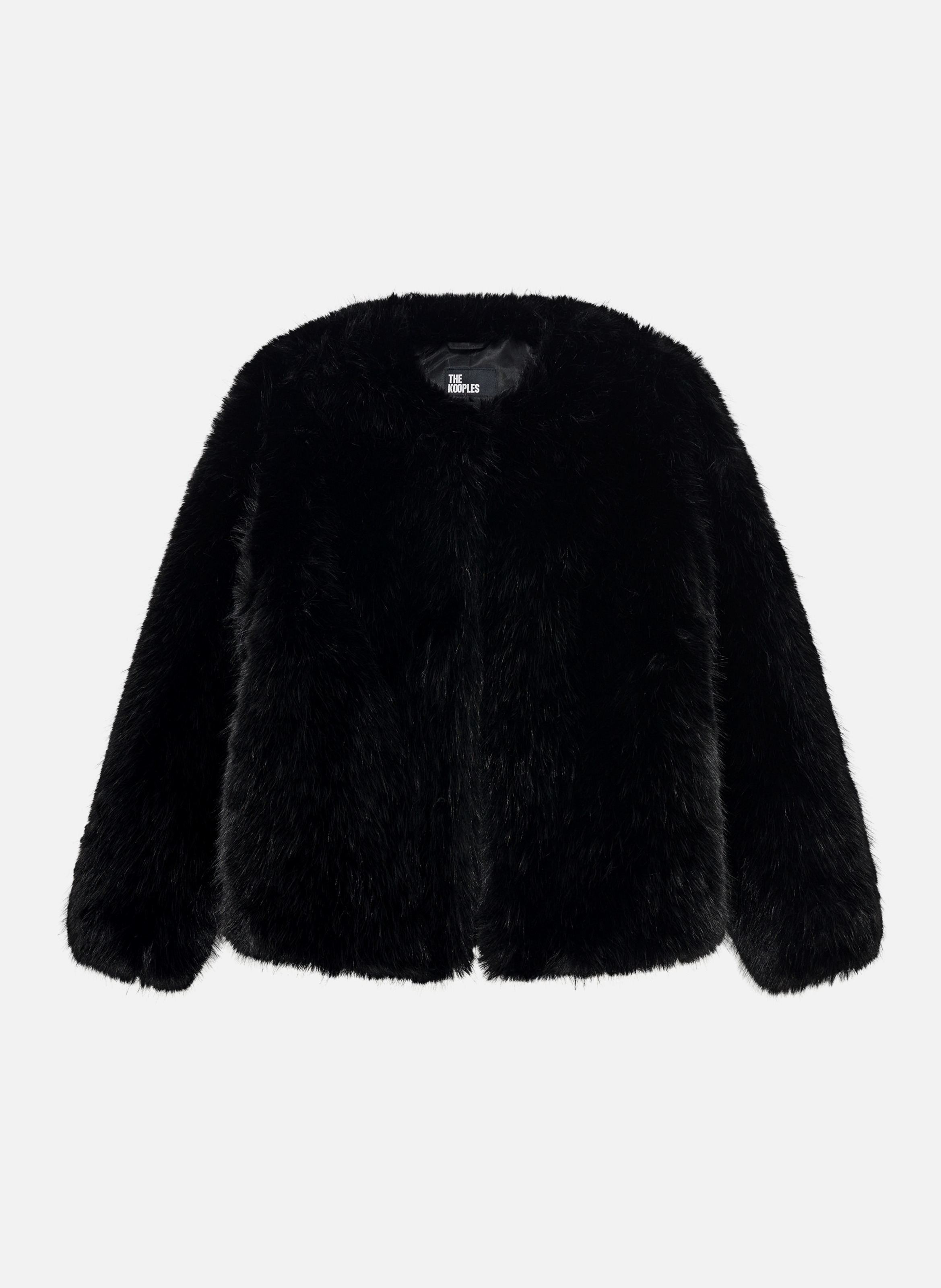 Manteau court effet fourrure THE KOOPLES Noir