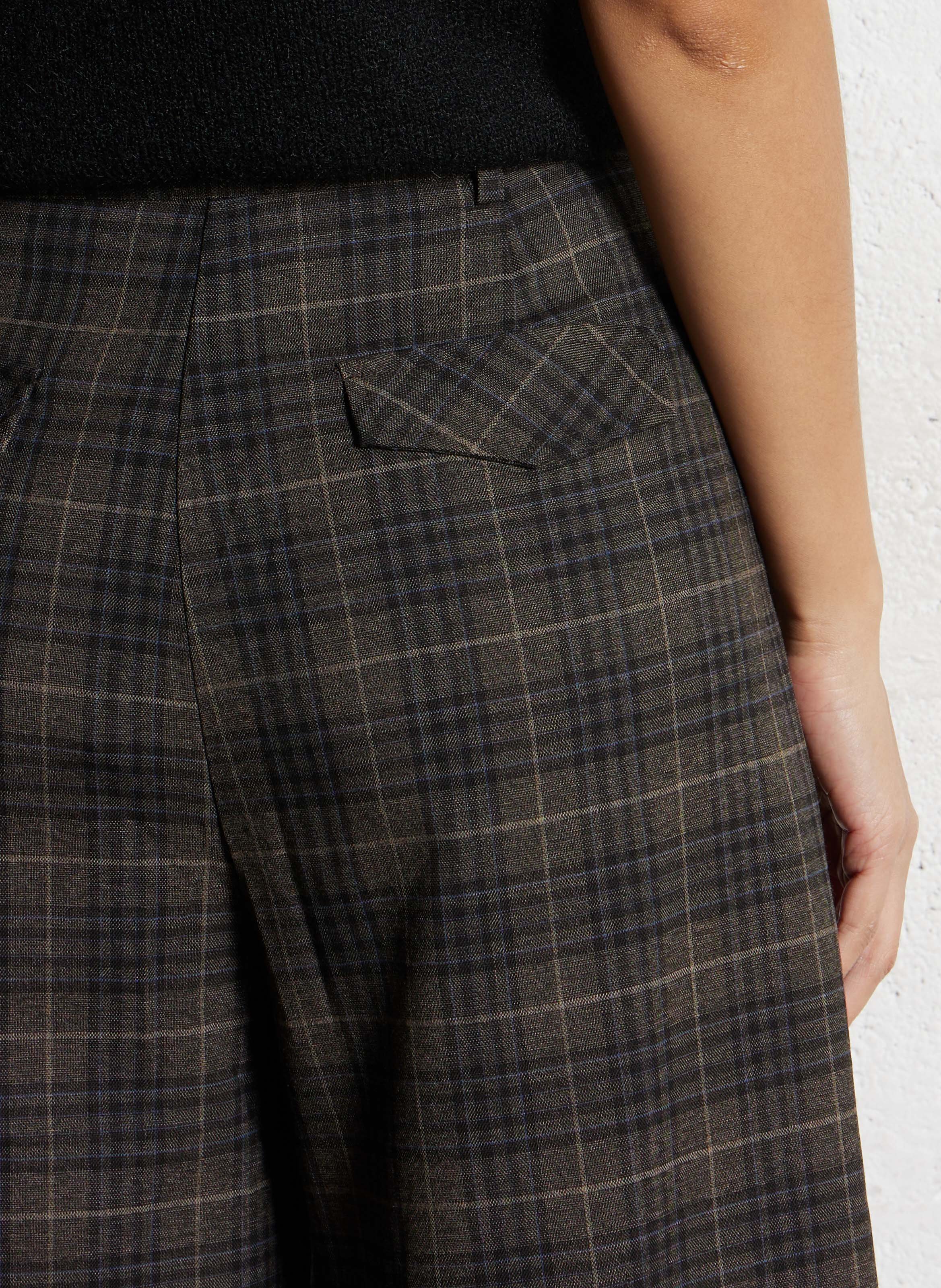 Checked straight-leg pants LA PETITE ETOILE Multicolored