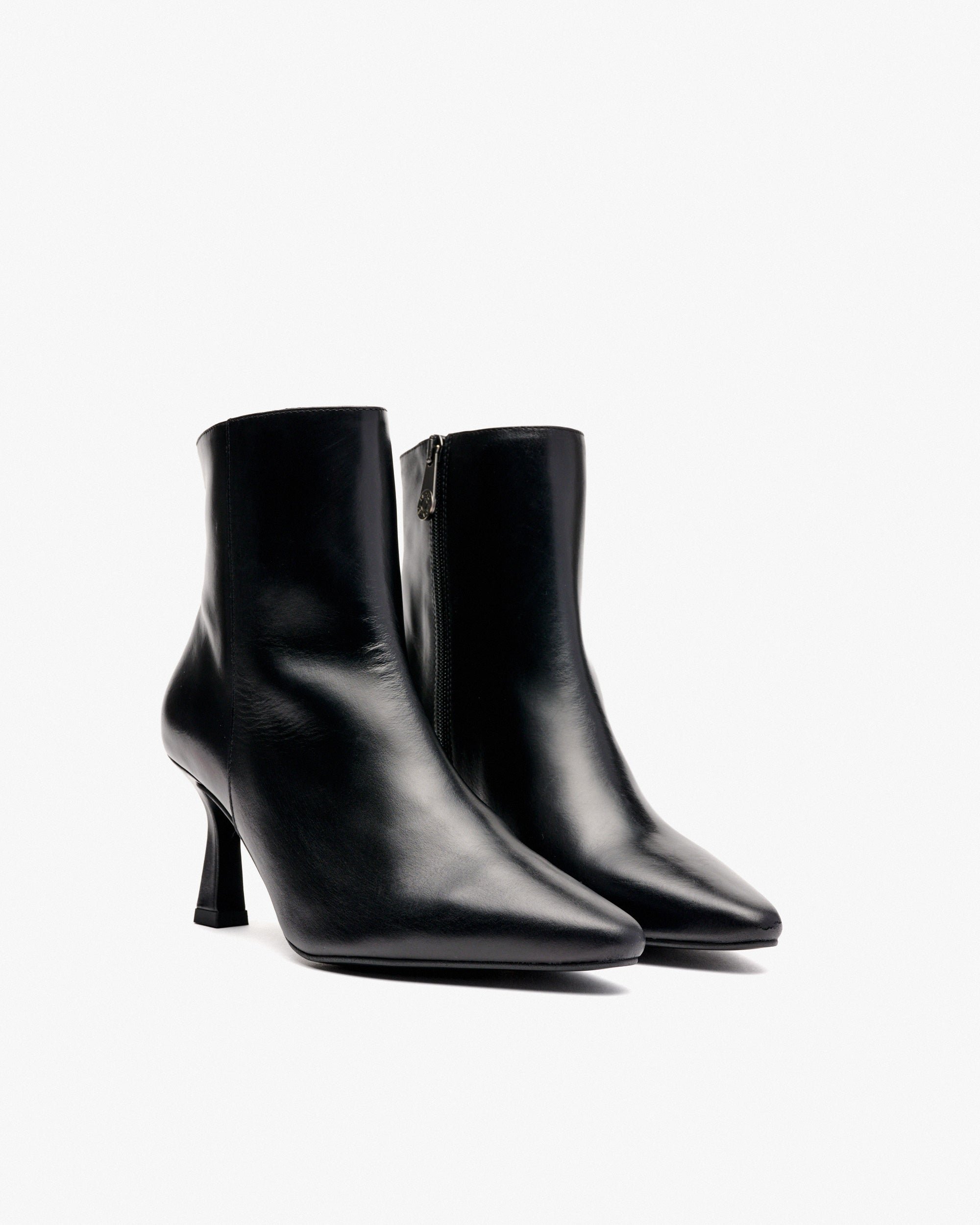 Black leather ankle boots PEDRO MIRALLES Black
