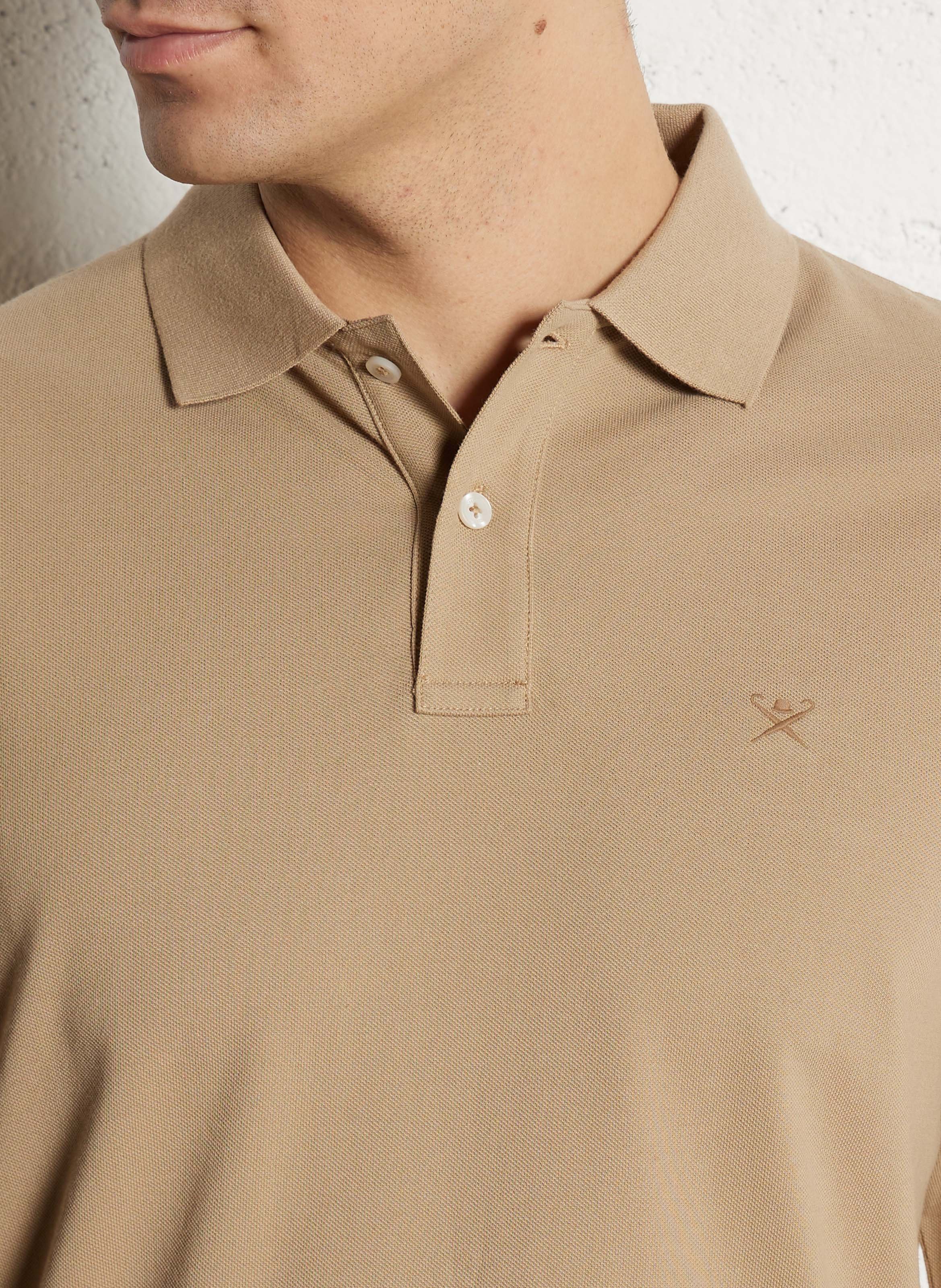 Katoenen polo HACKETT Bruin