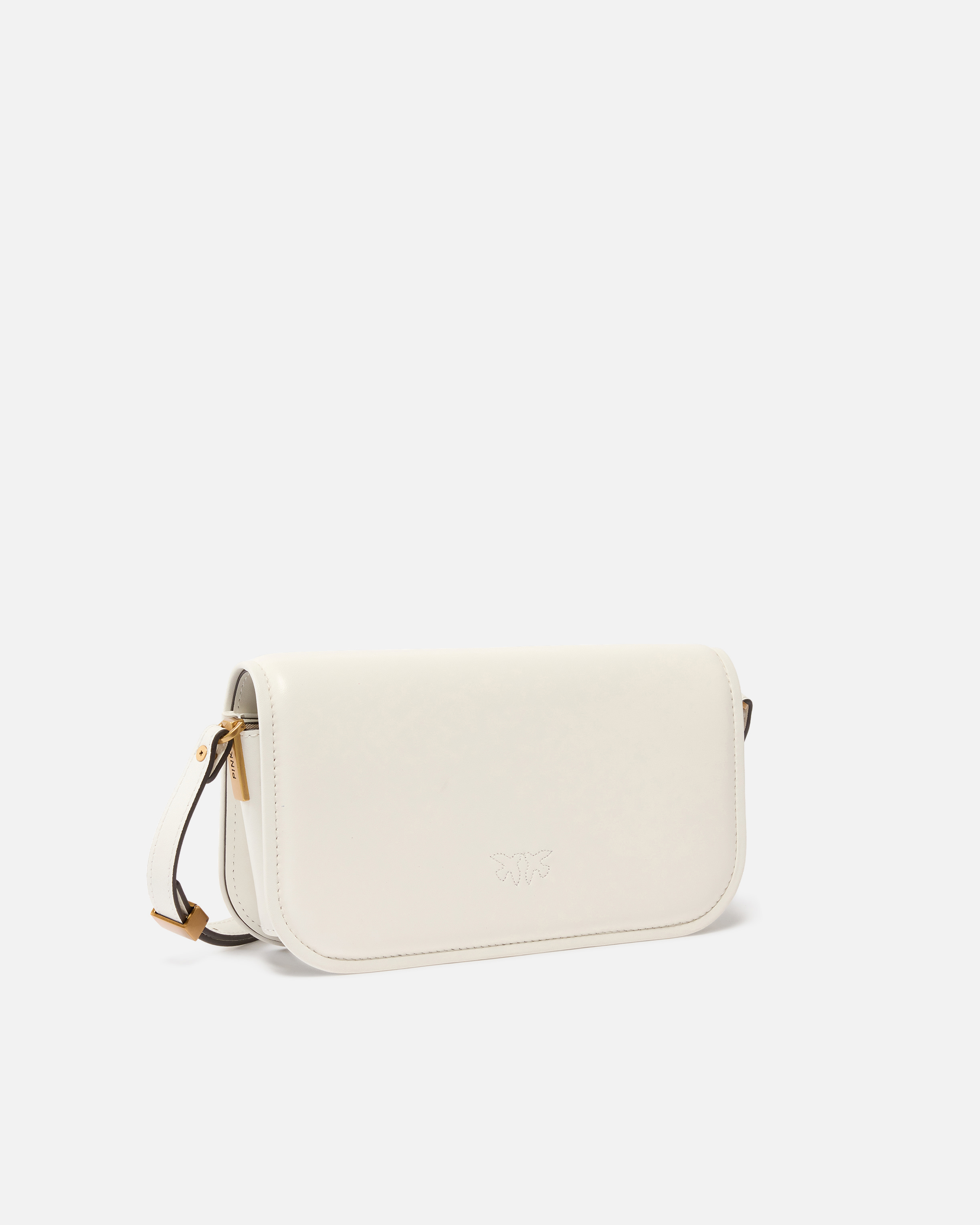 Small Love Bag Box shoulder bag in nappa leather PINKO White
