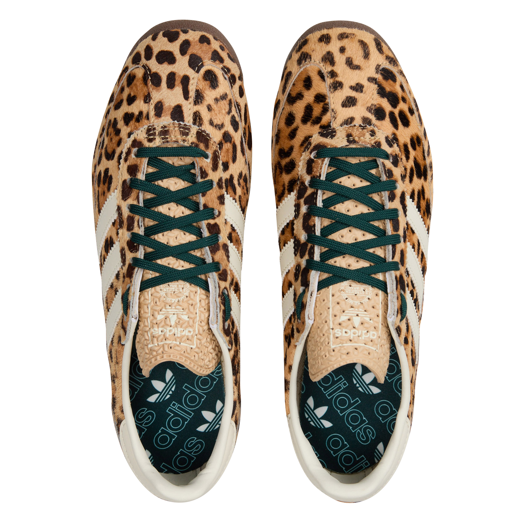 Baskets basses en cuir ADIDAS Beige