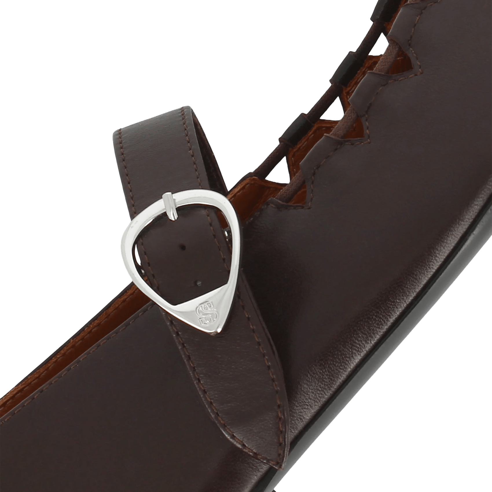 Ballerinas aus Veloursleder Braun