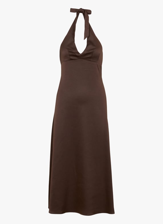 Long v-Neck dress Brown Kookai - Women | Place des Tendances Long v-Neck dress Brown Kookai - Women | Place des Tendances