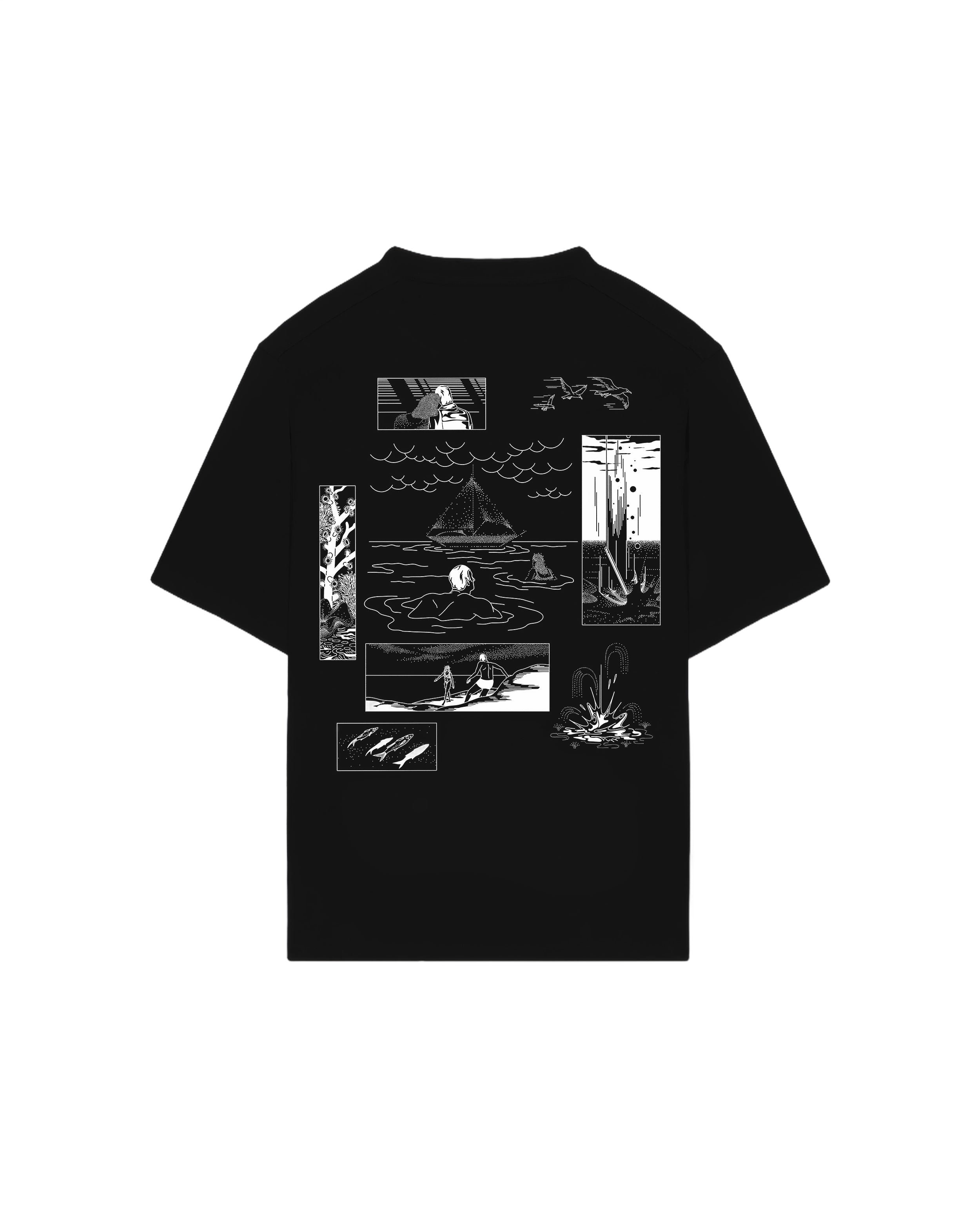 Oversized T-shirt by Gumi Merceron Noyoco Black