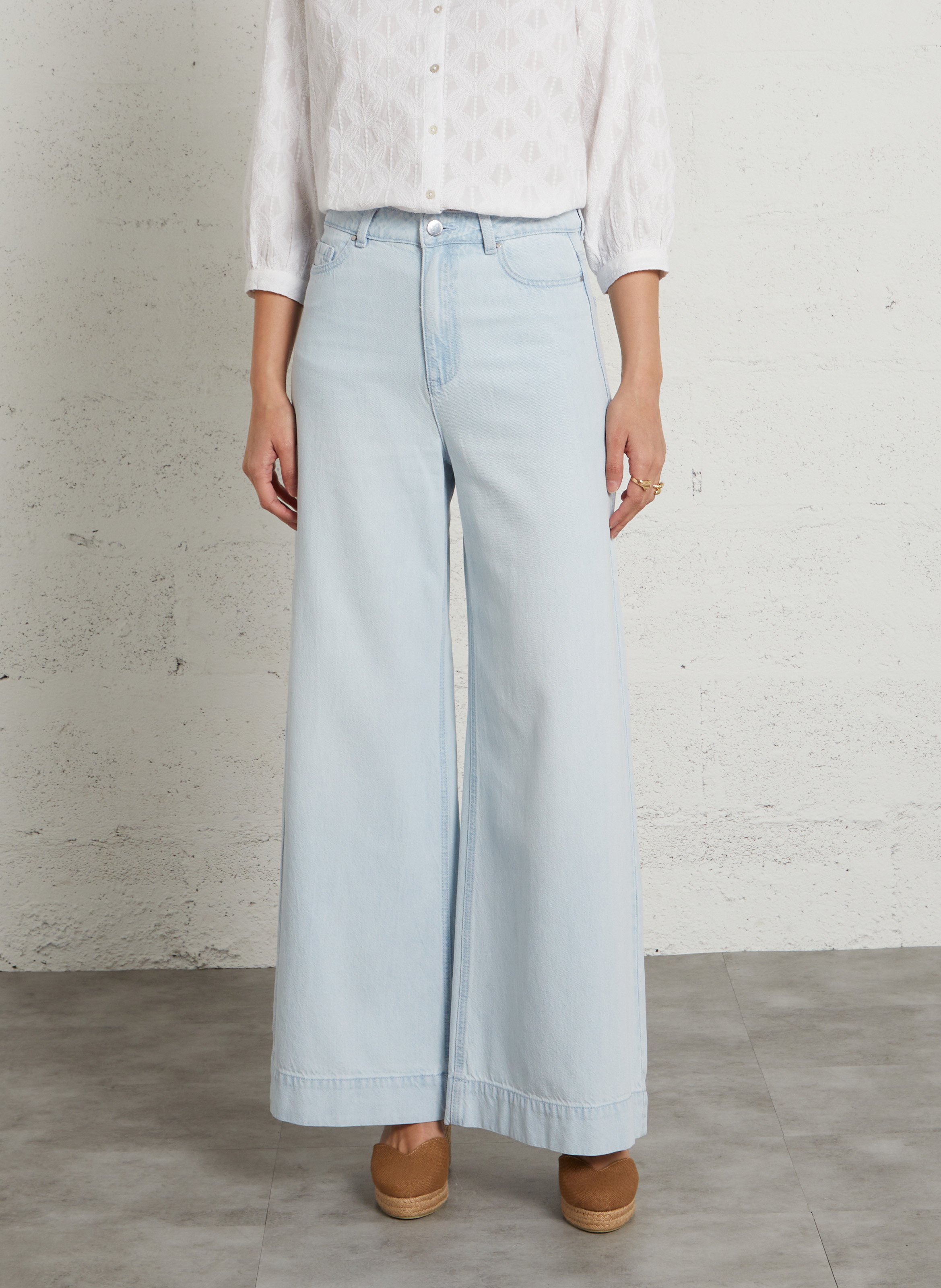 Grote katoenen jeans MAISON 123 Blauw