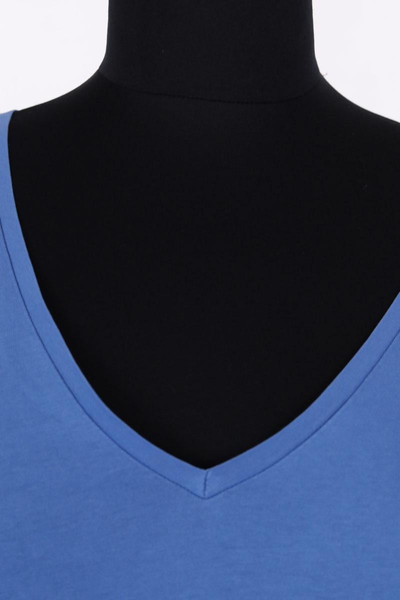 T-shirt MAJESTIC FILATURES - SECONDE MAIN Blue