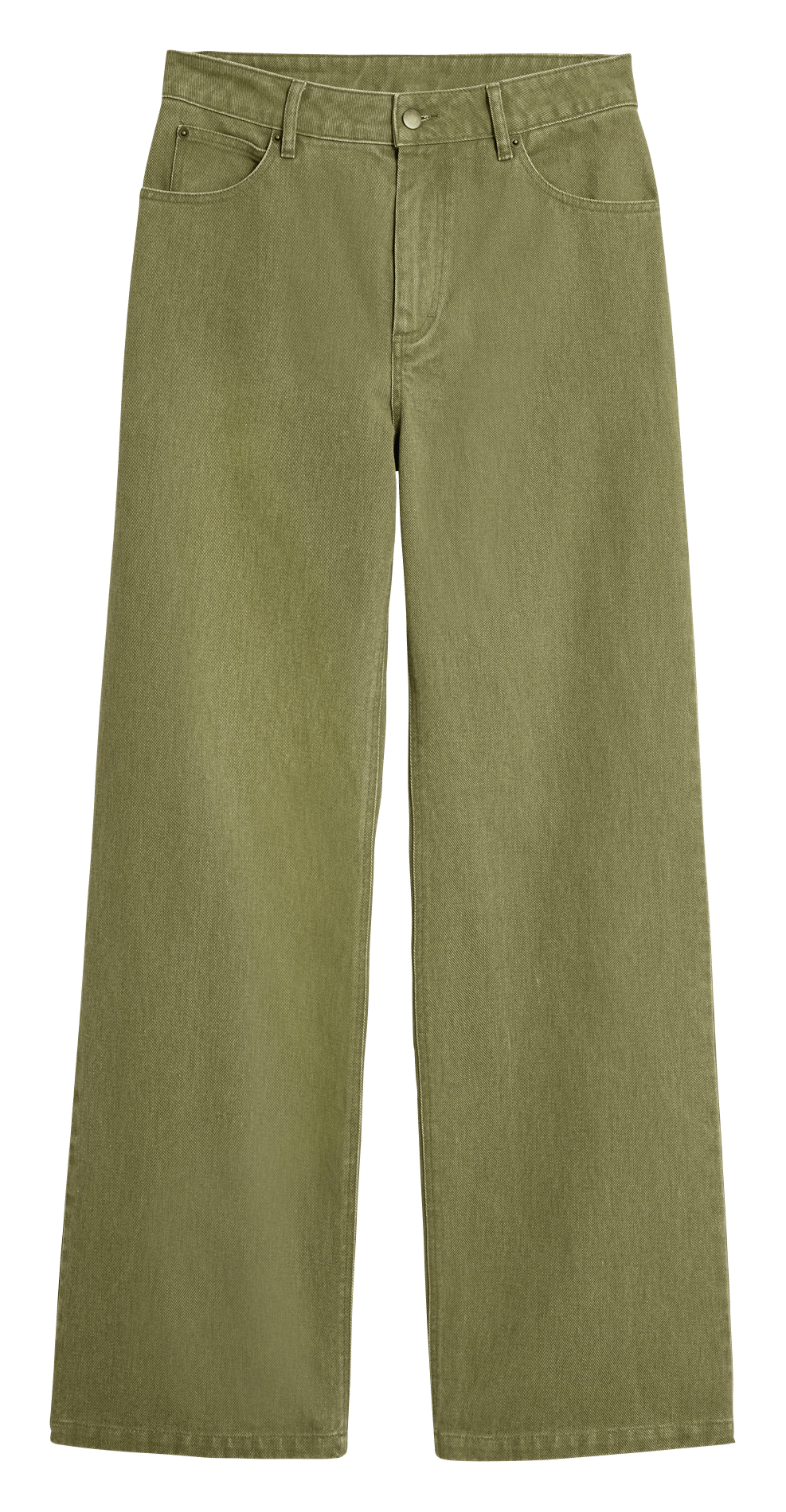 Jean droit en coton SOEUR Vert