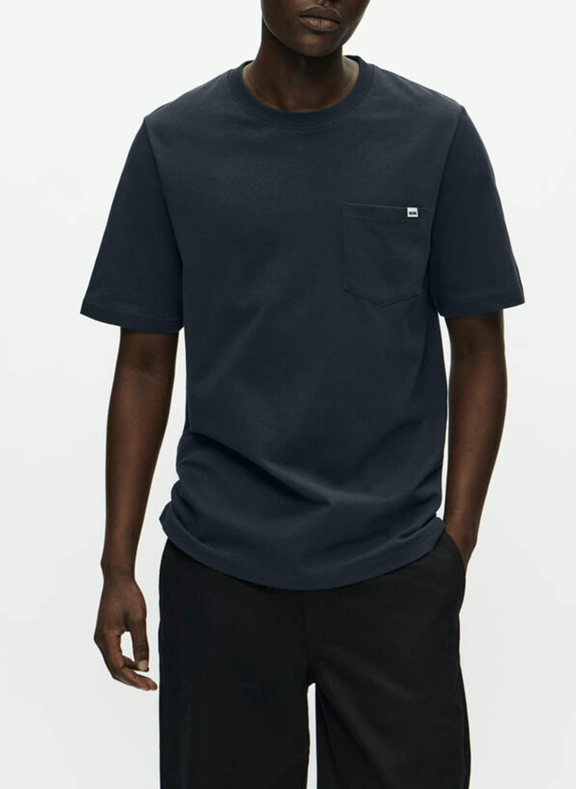 Recht T-shirt van biokatoen WOOD WOOD