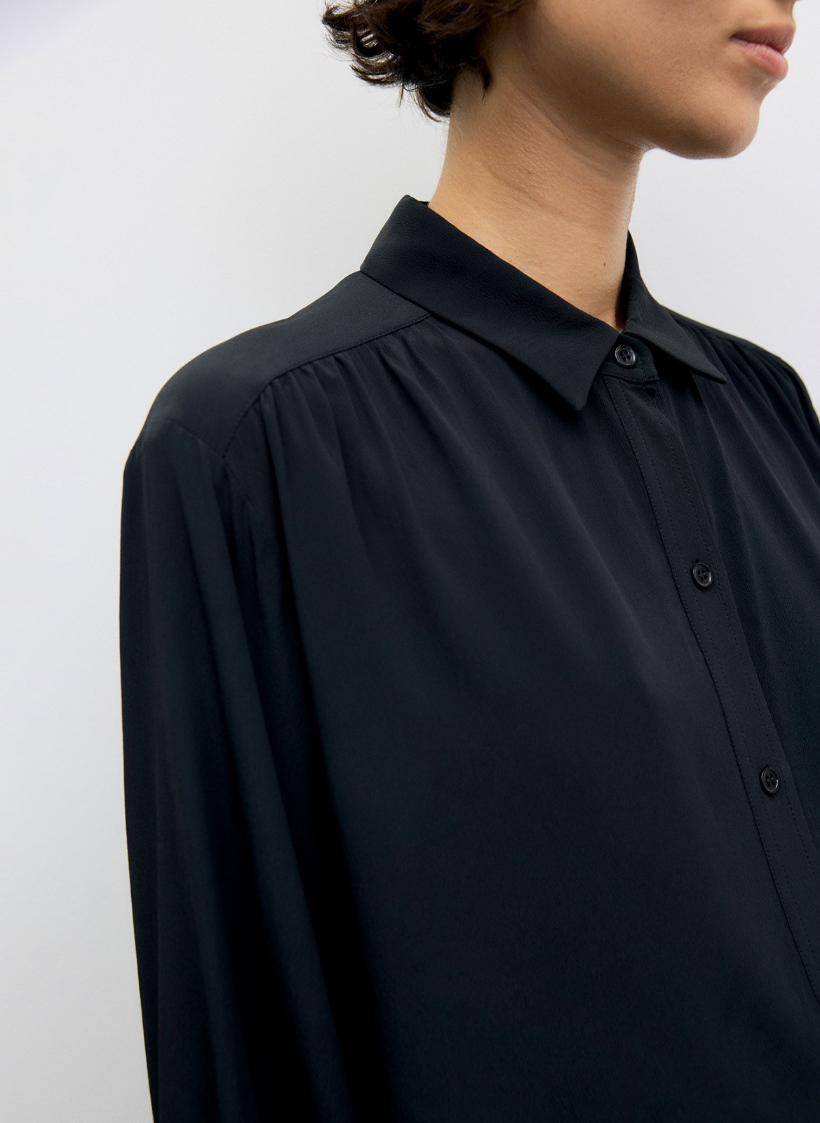 Plain straight shirt GERARD DAREL Black