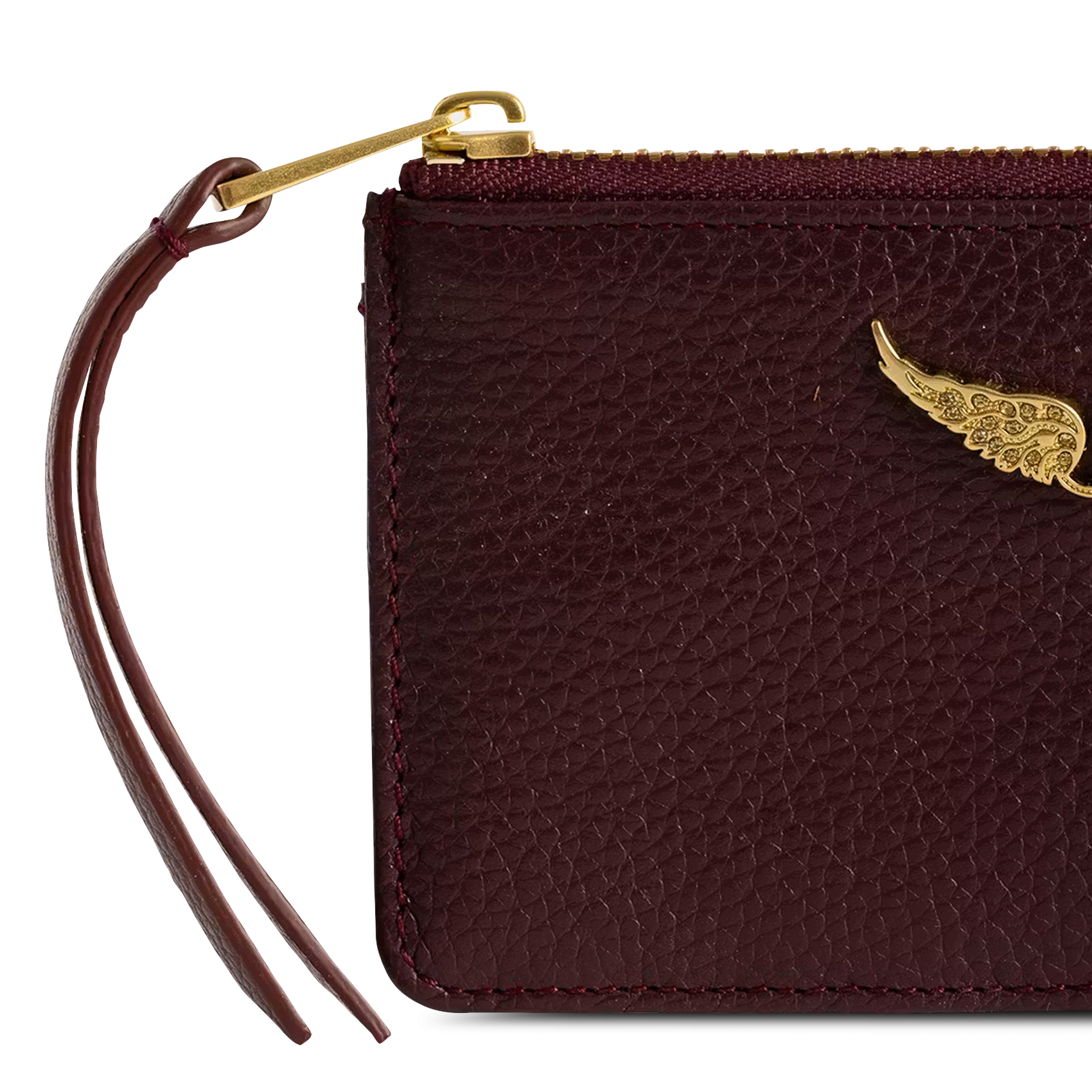 Kartenetui aus Leder | Violett ZADIG&VOLTAIRE Damen