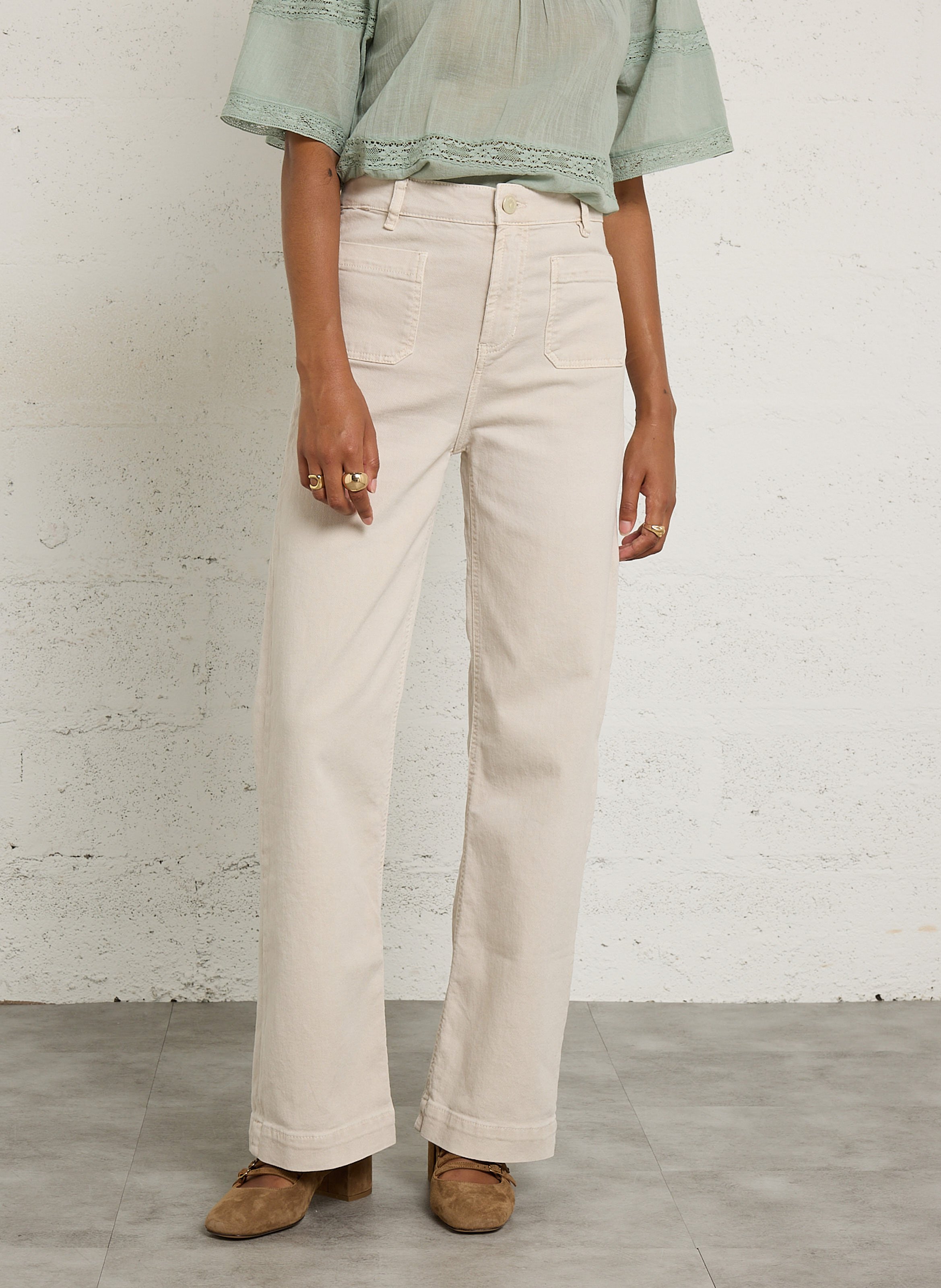 Straight jeans SUD EXPRESS Beige