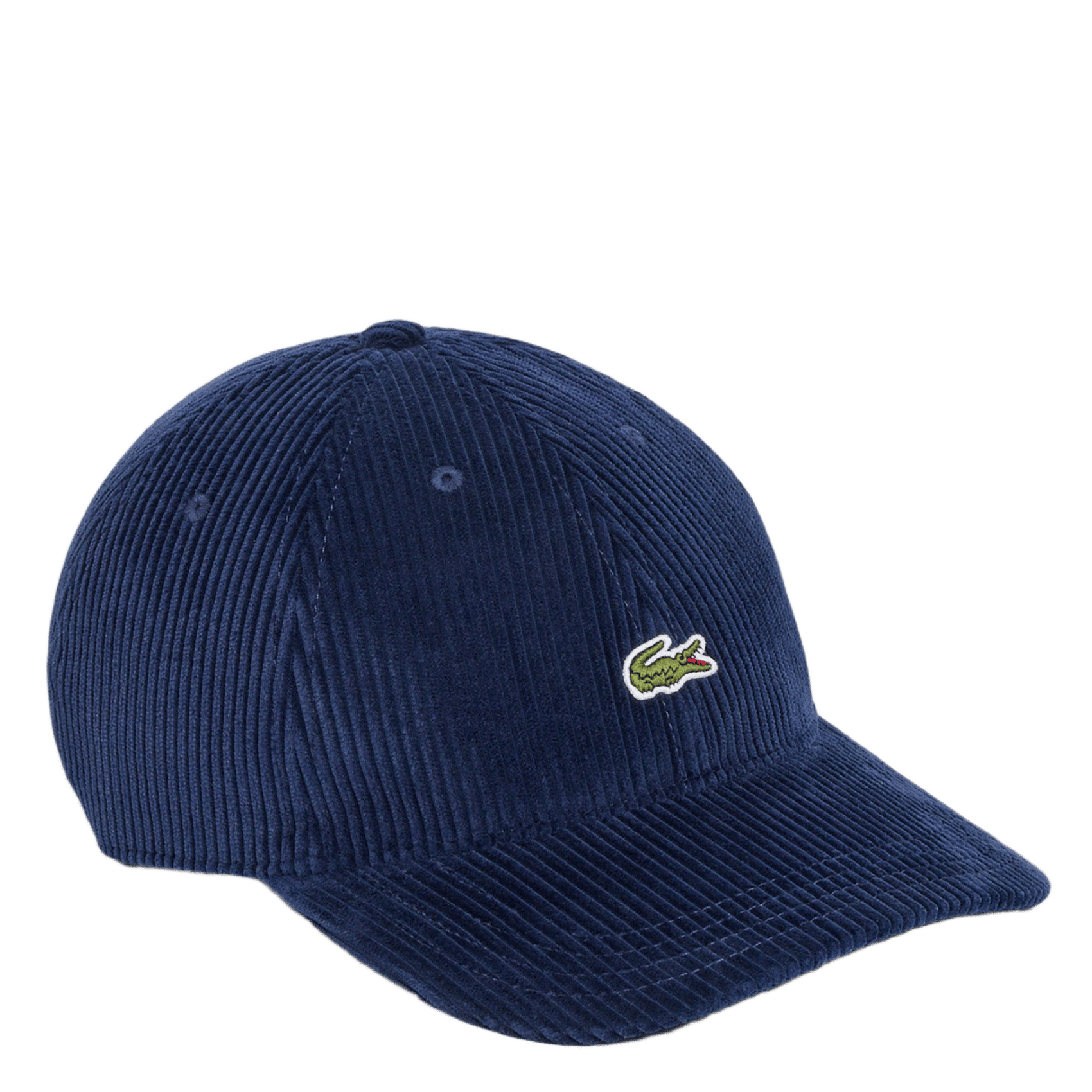 Gerippte Baumwollmütze LACOSTE Blau