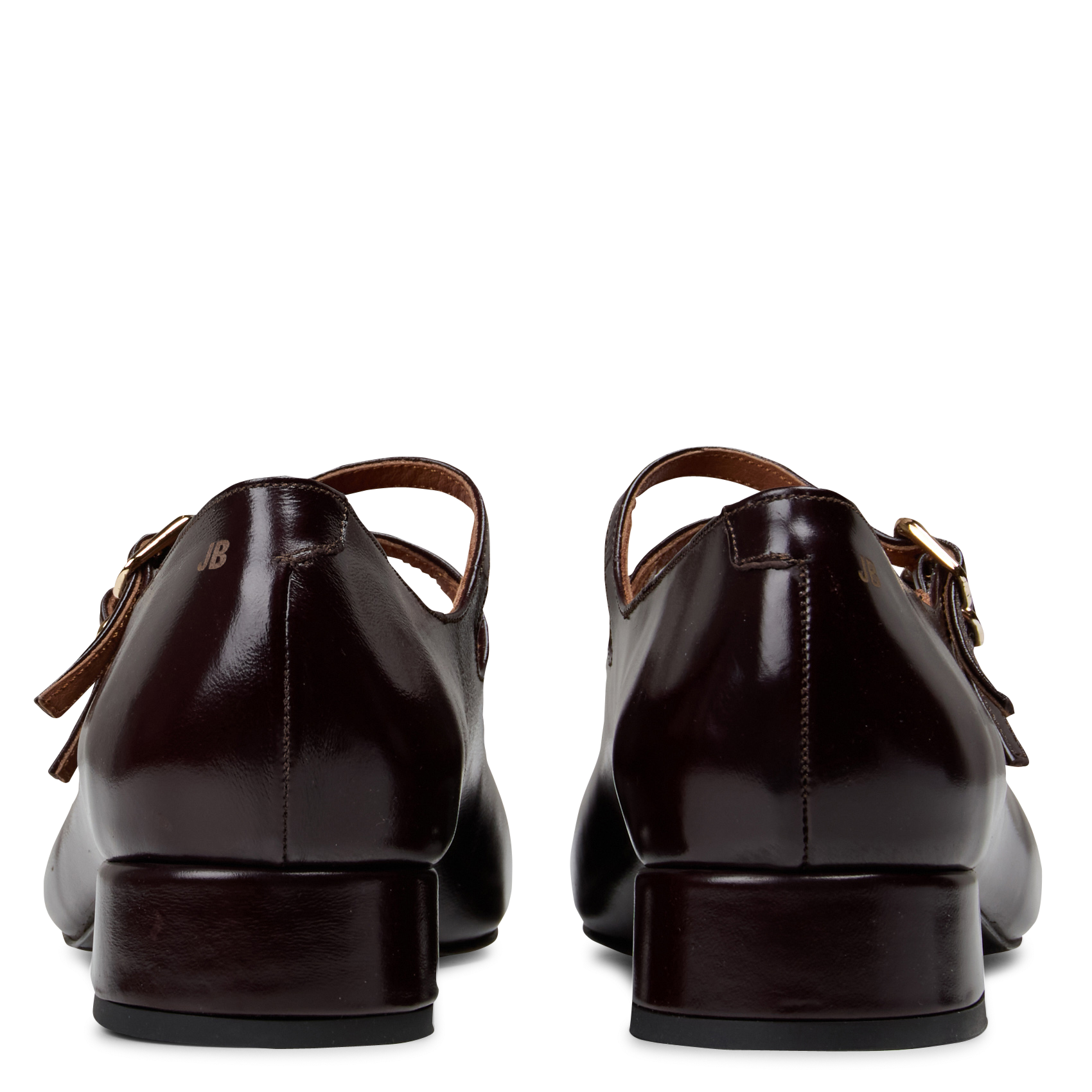 Mary Jane-schoenen van lakleer JB MARTIN Bruin