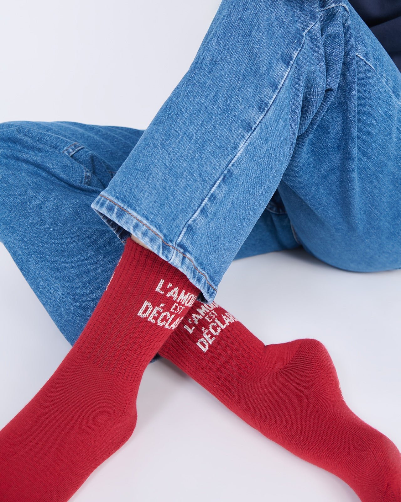 Socks love is declared EMOI EMOI Red