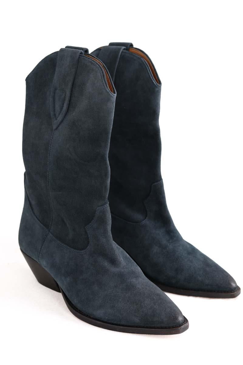 Western boots ISABEL MARANT - Seconde Main Blue