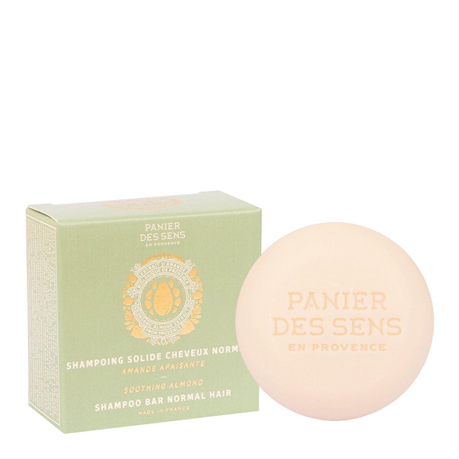 SOLID SHAMPOO FOR NORMAL HAIR | Soothing Almond PANIER DES SENS No color