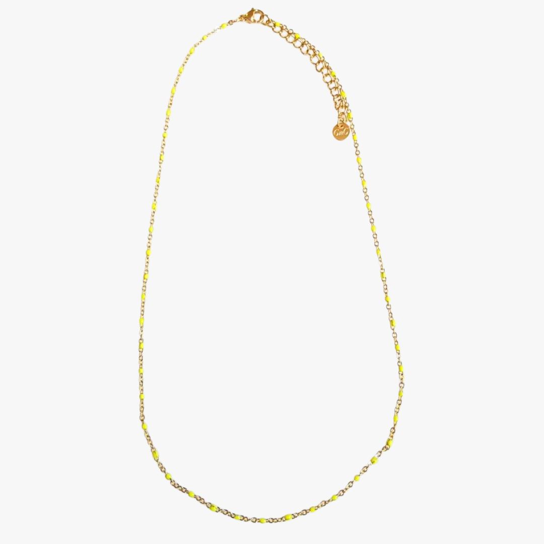 Necklace GINANDGER Yellow