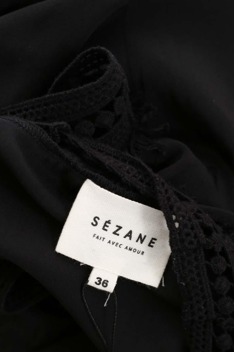 Polo shirt SEZANE - Seconde main Black