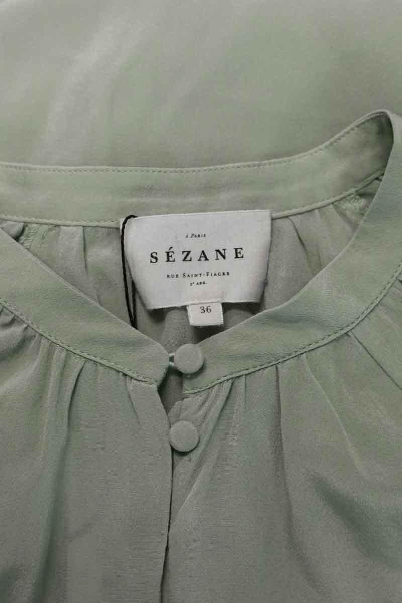 Silk blouse SEZANE - Seconde main Blue
