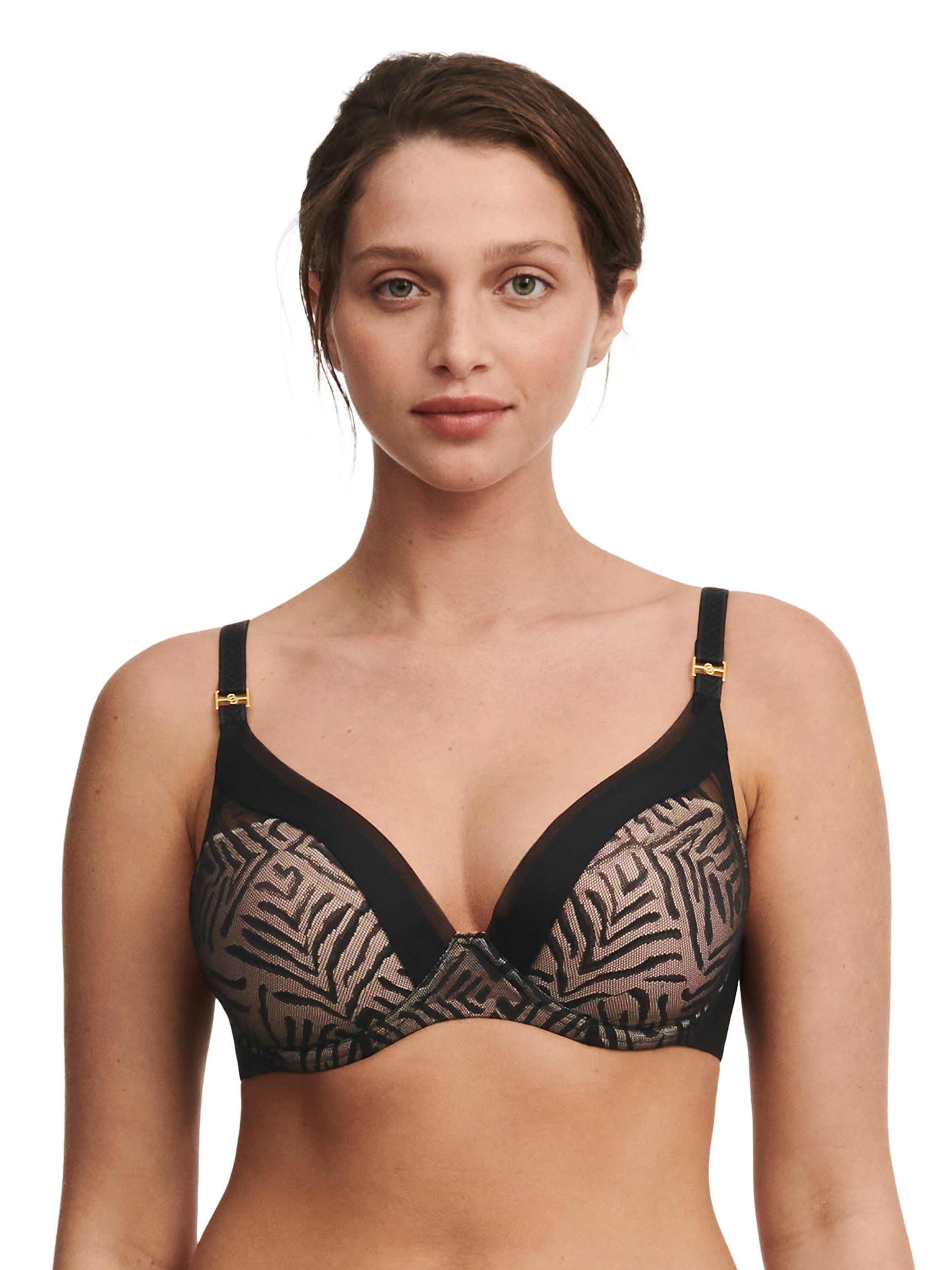 Plunge cup bra CHANTELLE Black