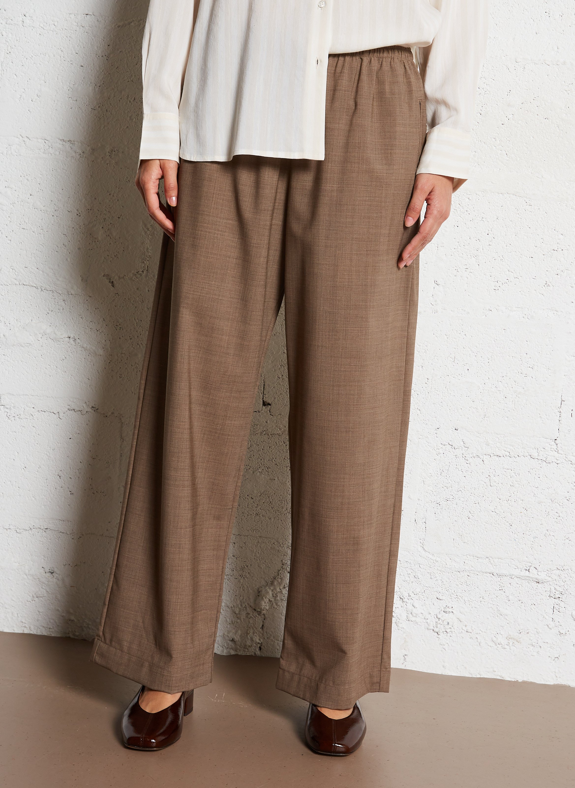 Straight wool trousers MASSCOB
