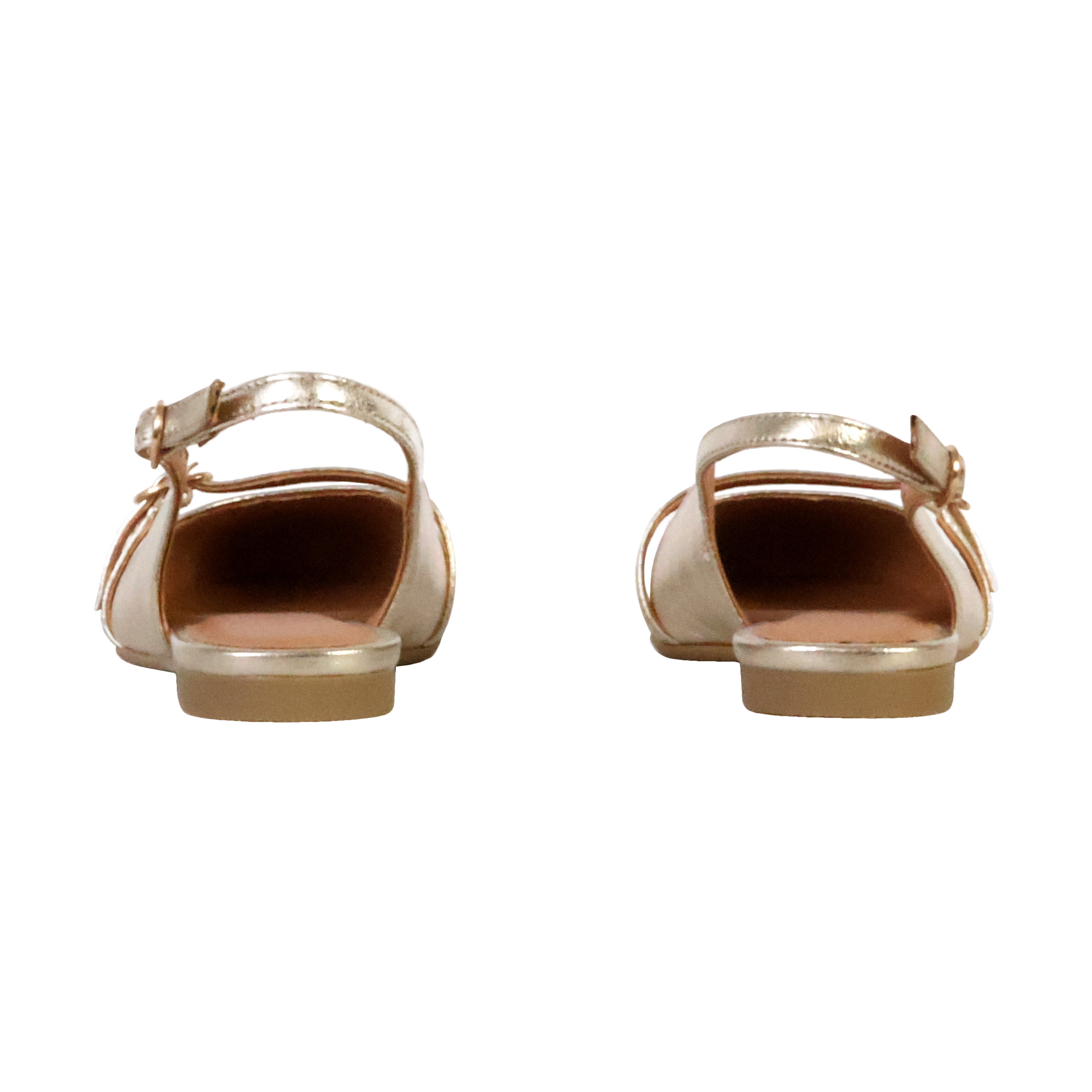 Tiffany leather ballet flats Grey