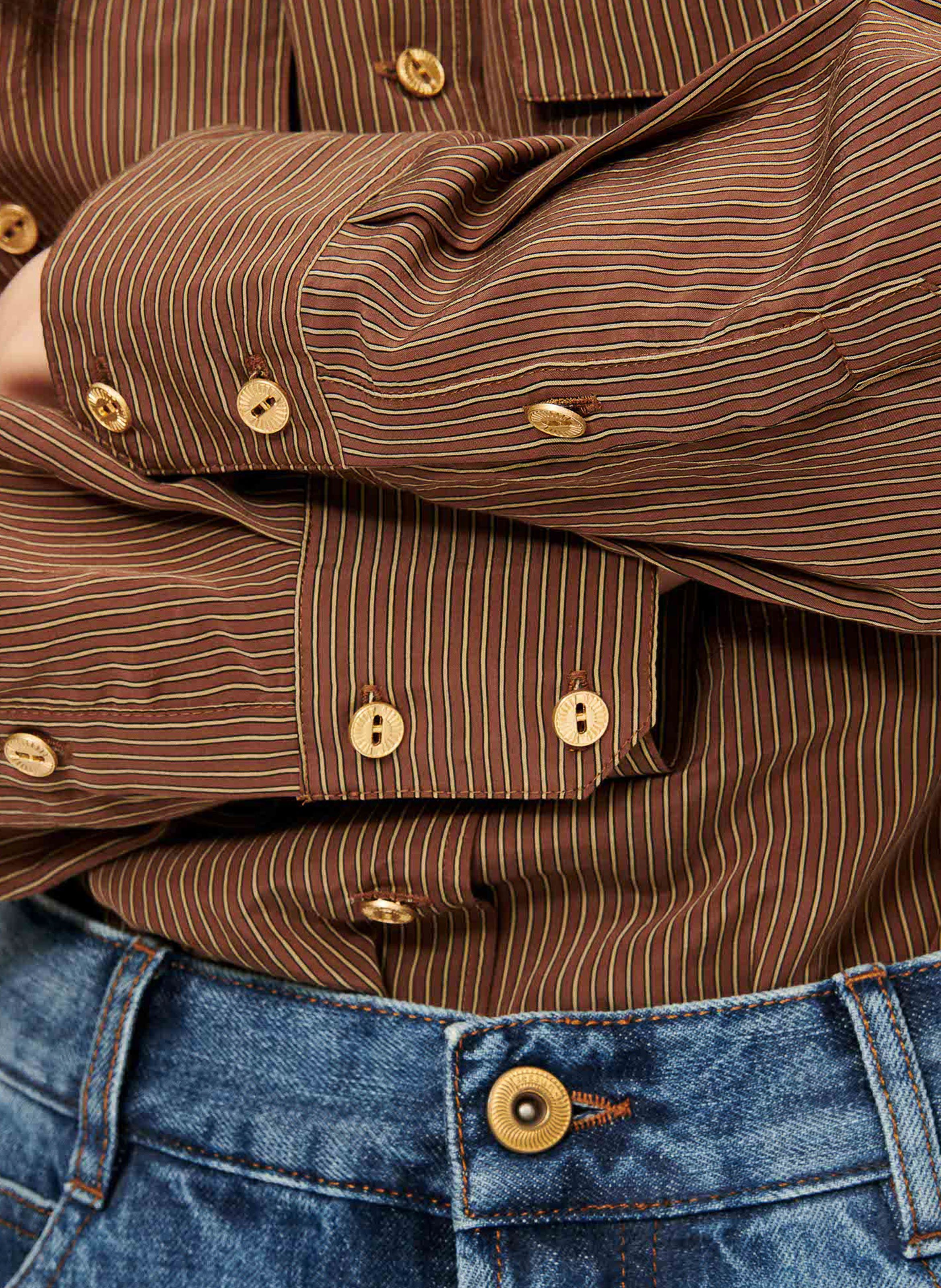 Chemise  col classique  SESSUN Beige