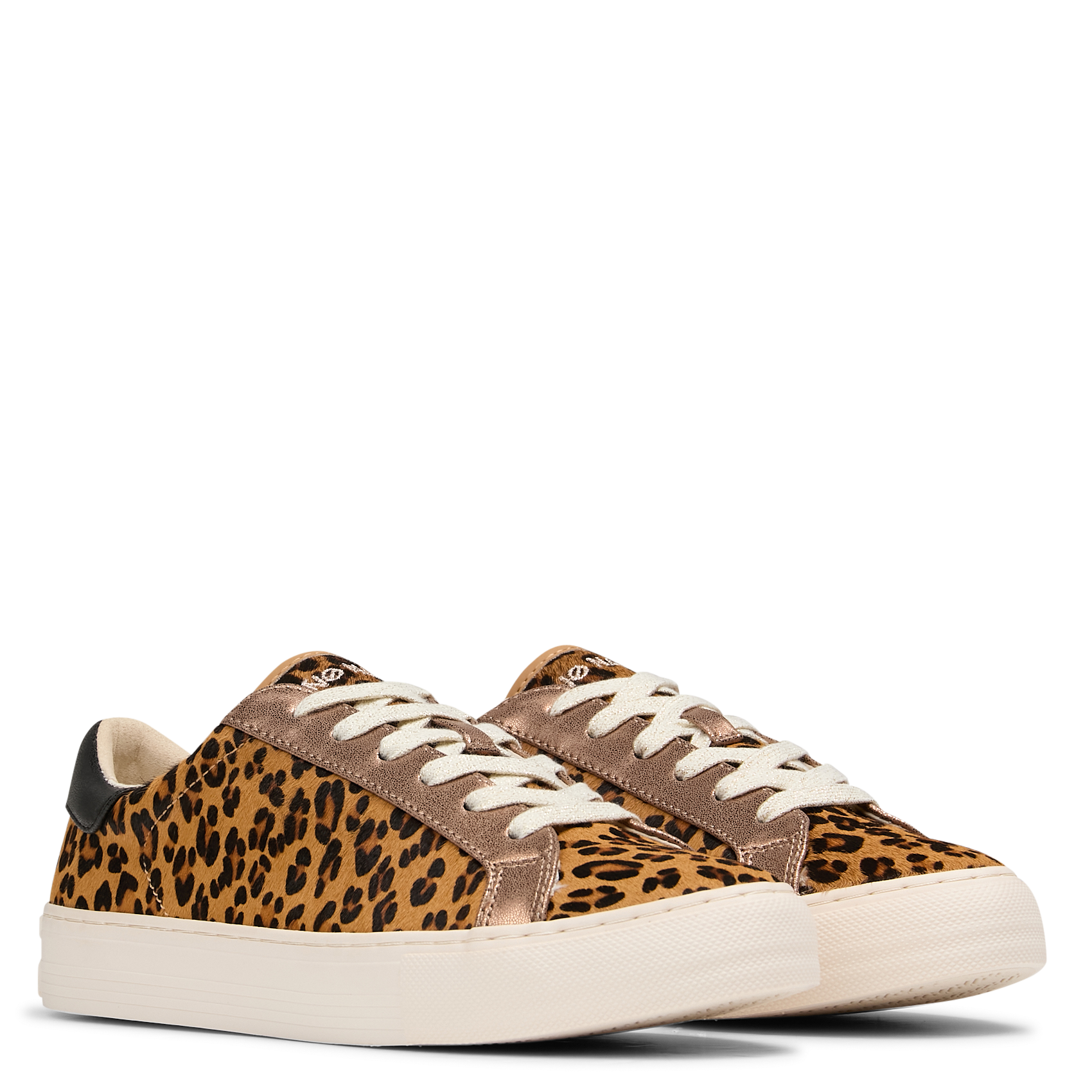 Zapatillas bajas de cuero mezclado estampado NO NAME Marron