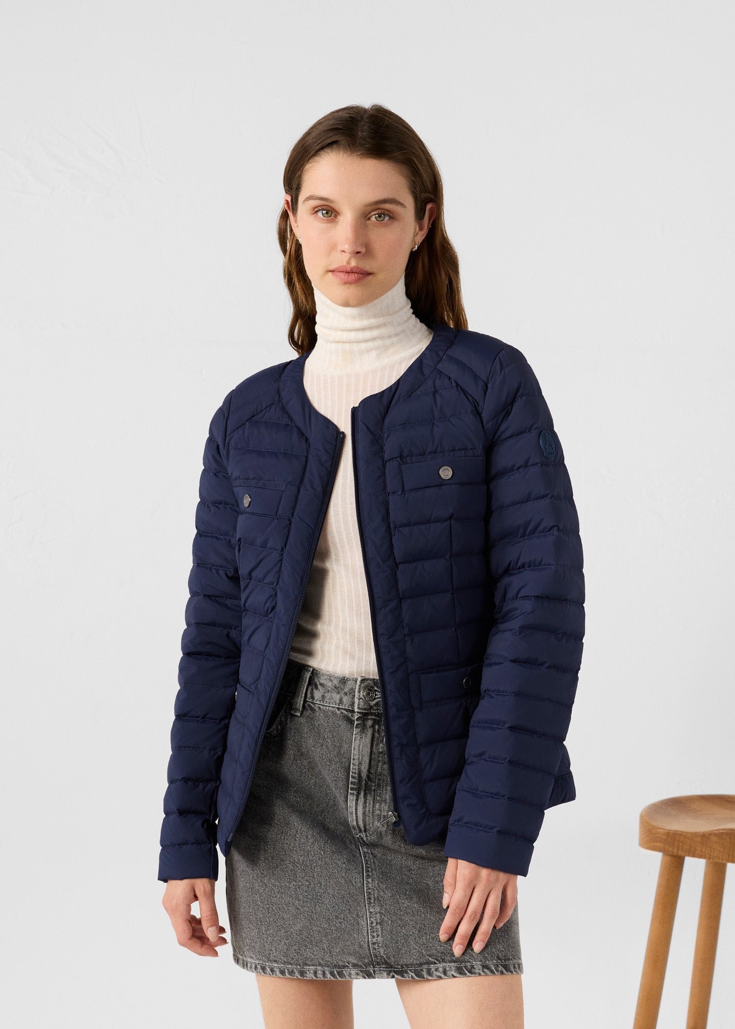 Ingrid tailored puffer jacket JOTT Blue