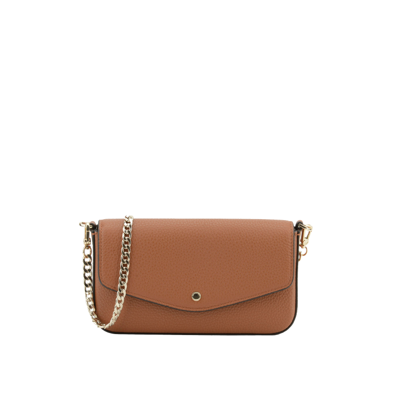 Club | Camel clutch bag POURCHET Brown