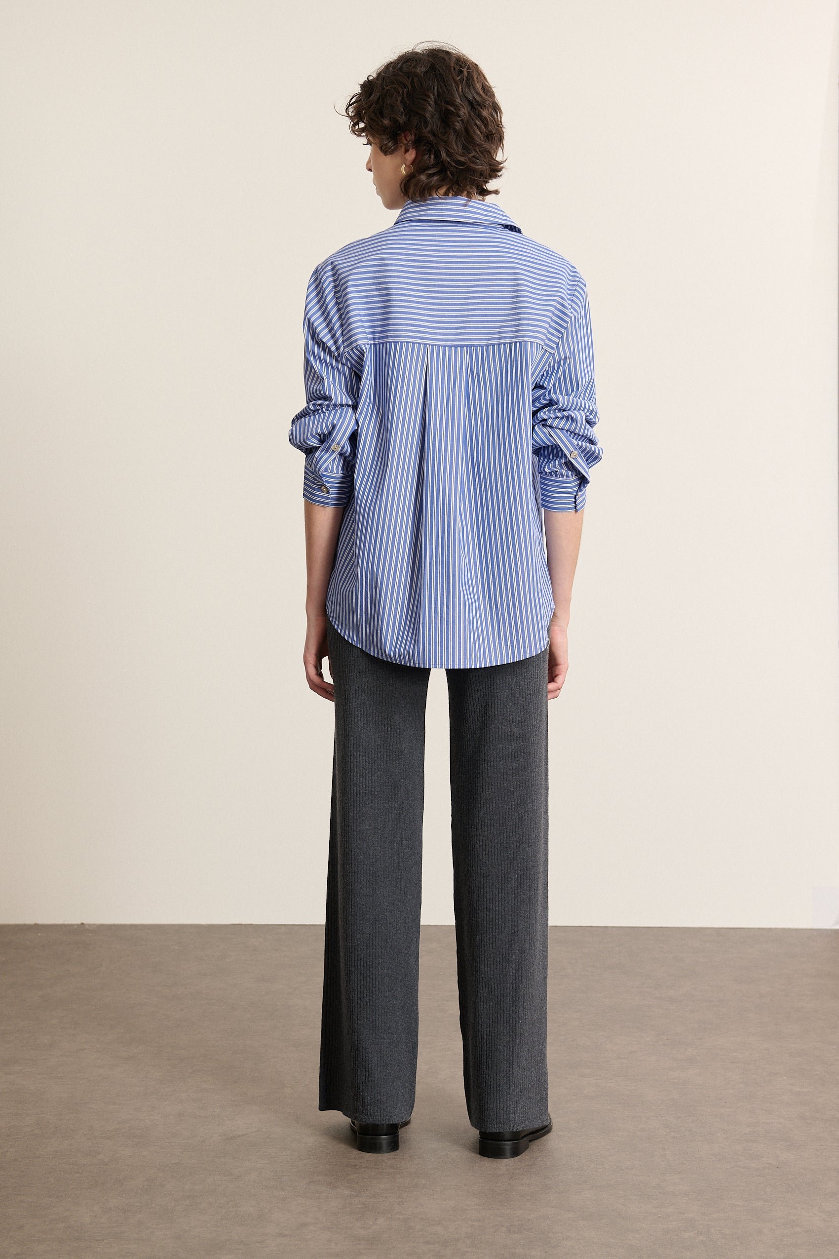 Long-sleeved striped shirt GARANCE PARIS Blue