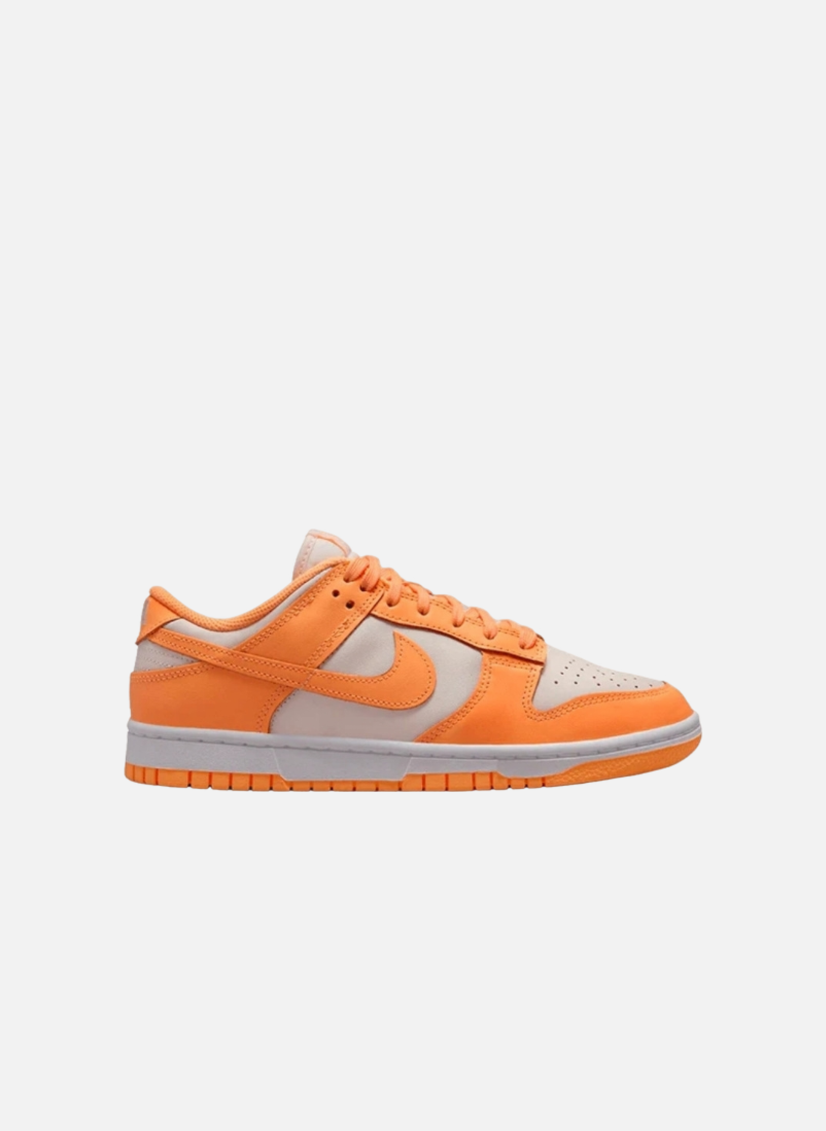 Leather low-top sneakers NIKE Orange