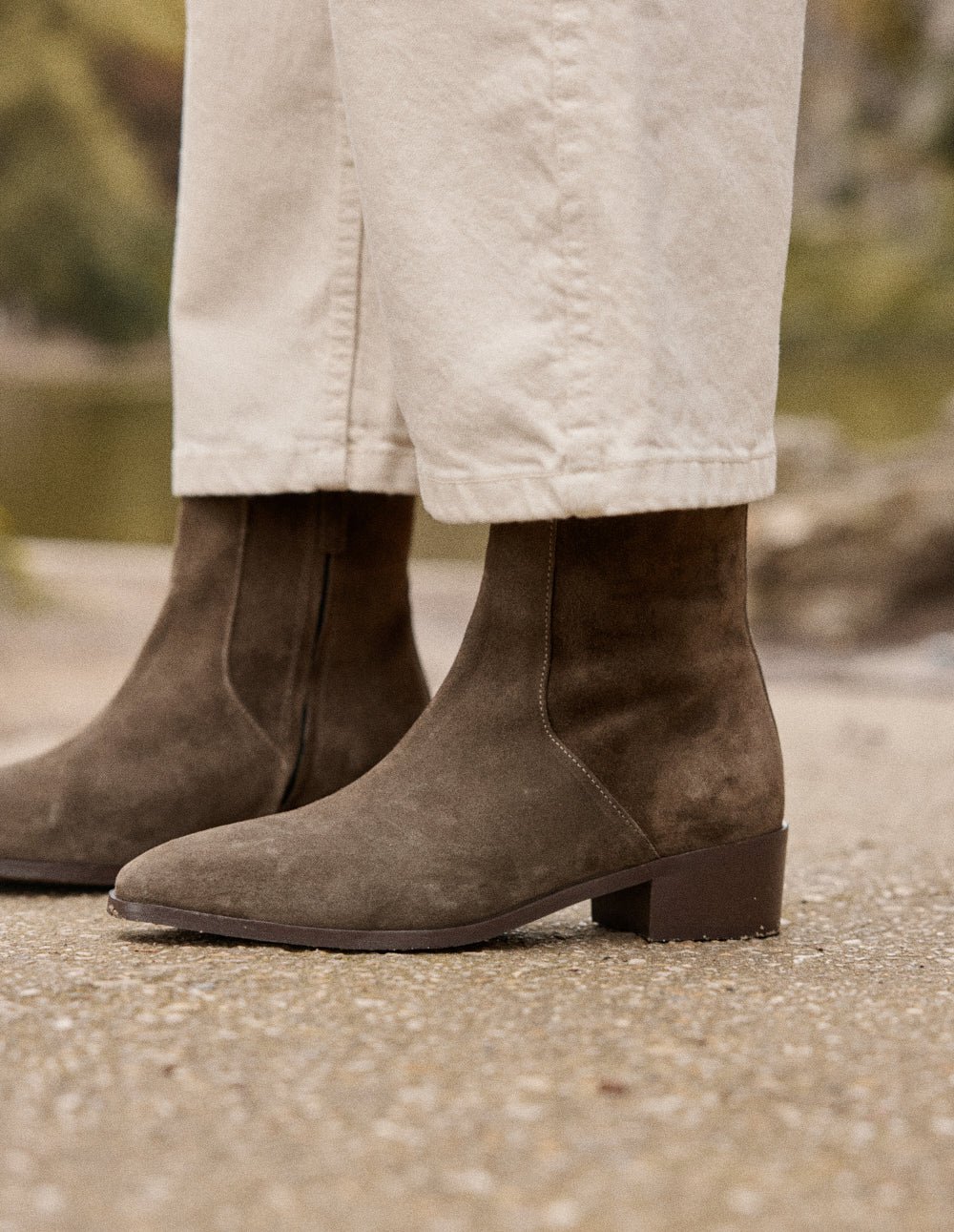 Ankle boots ODAJE EX. M.MOUSTACHE Khaki