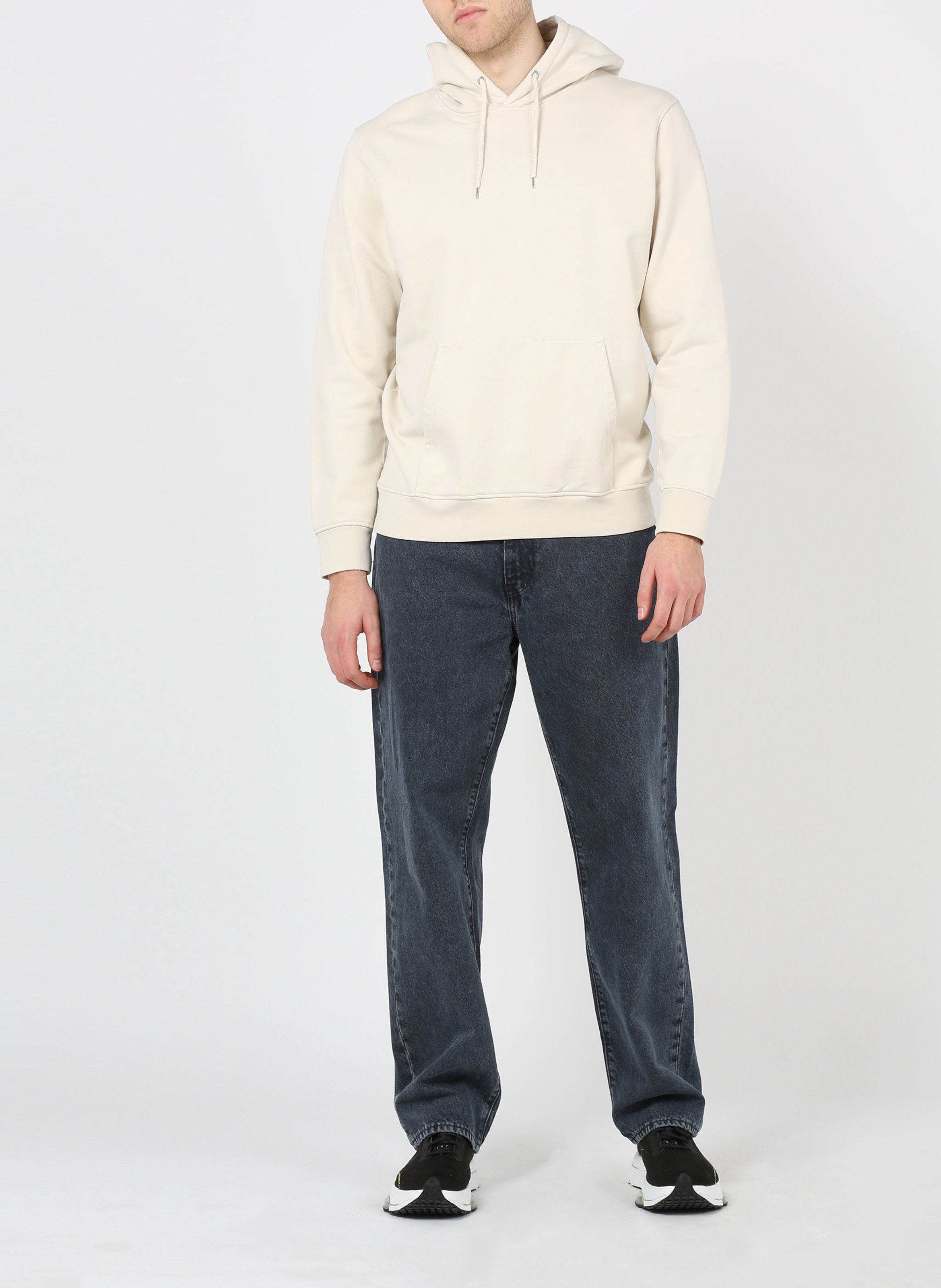 Kapuzensweatshirt aus Baumwolle, Regular Fit COLORFUL STANDARD Weiss