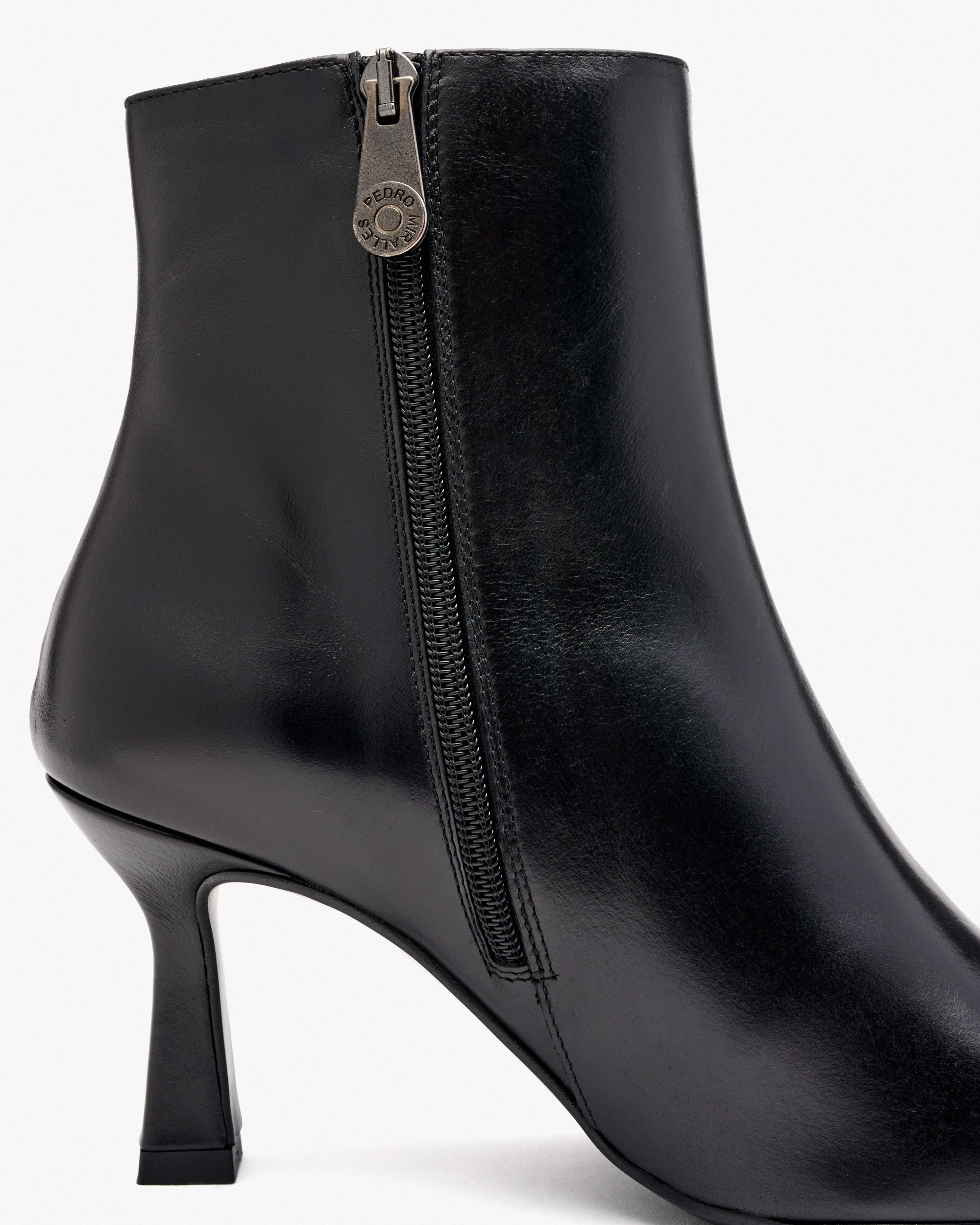 Black leather ankle boots PEDRO MIRALLES Black