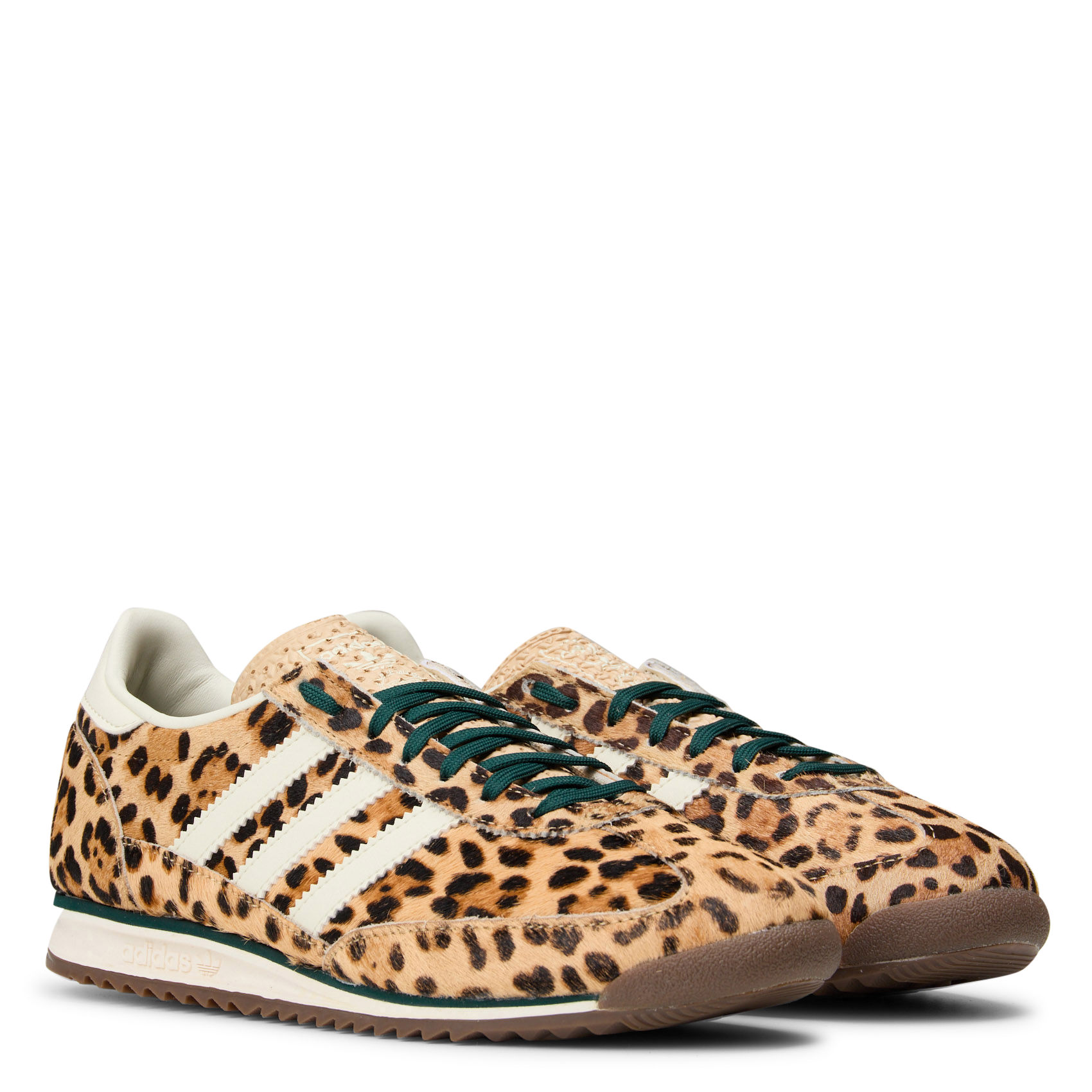 Baskets basses en cuir ADIDAS Beige