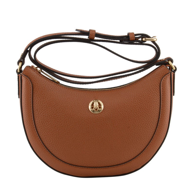 Calfskin leather shoulder bag POURCHET