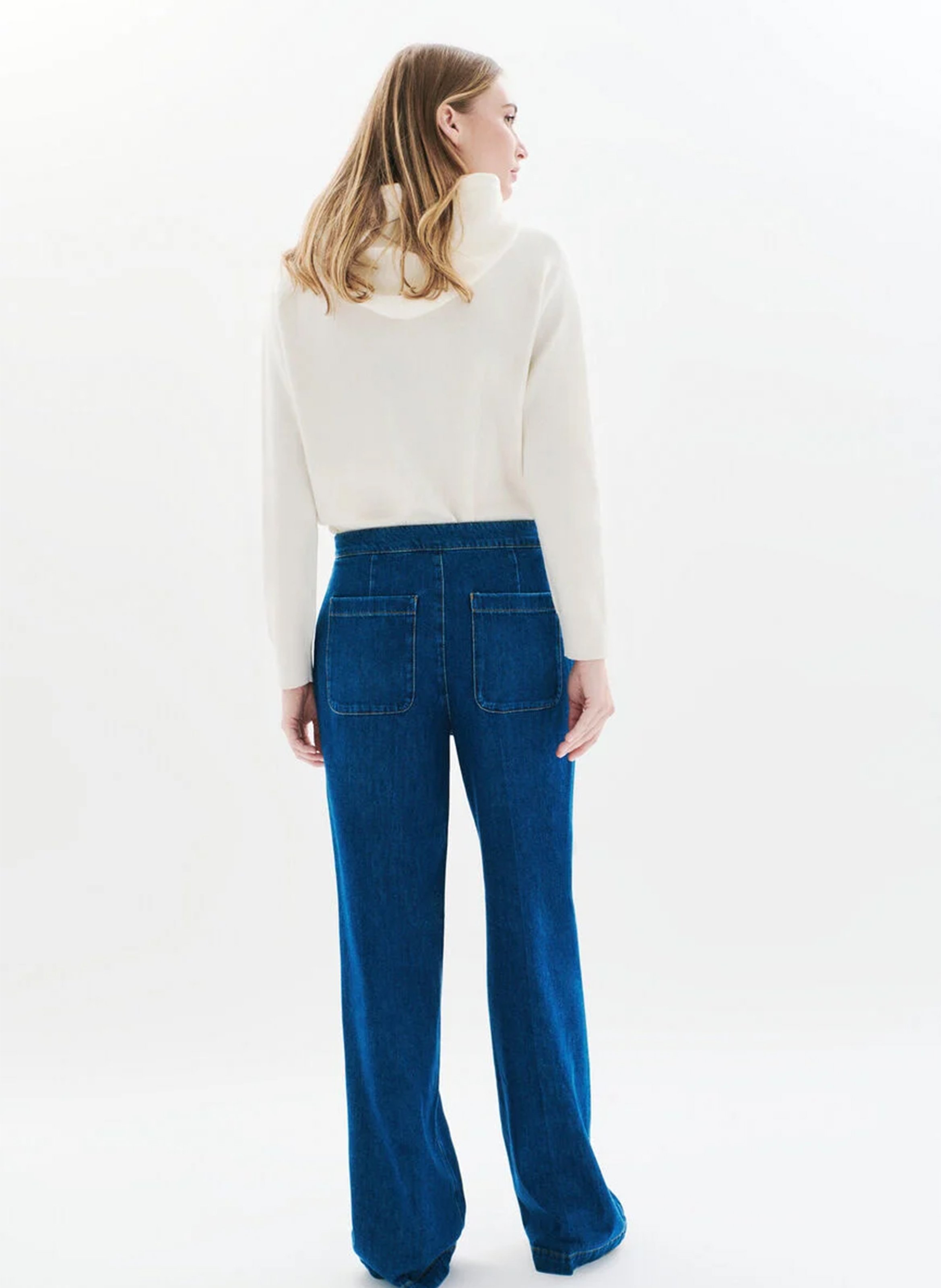 Jean large CAROLL Bleu