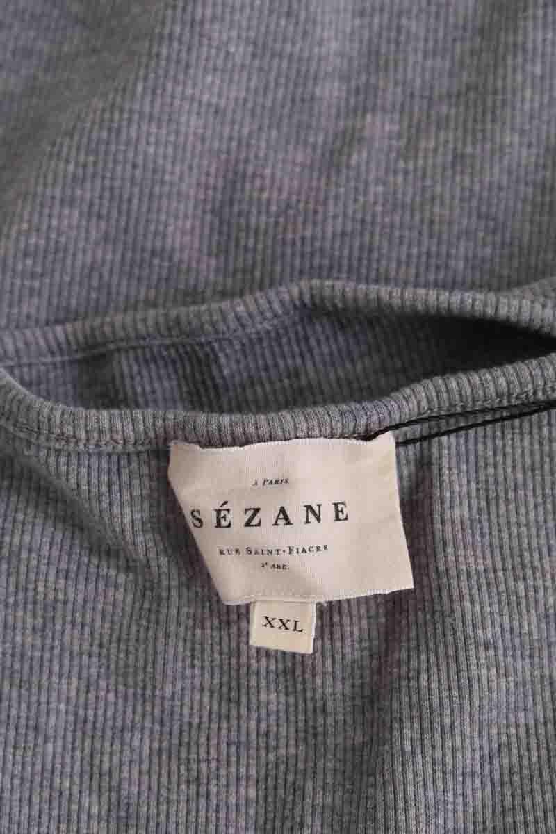 Azawood sleeveless top SEZANE - Seconde main Grey