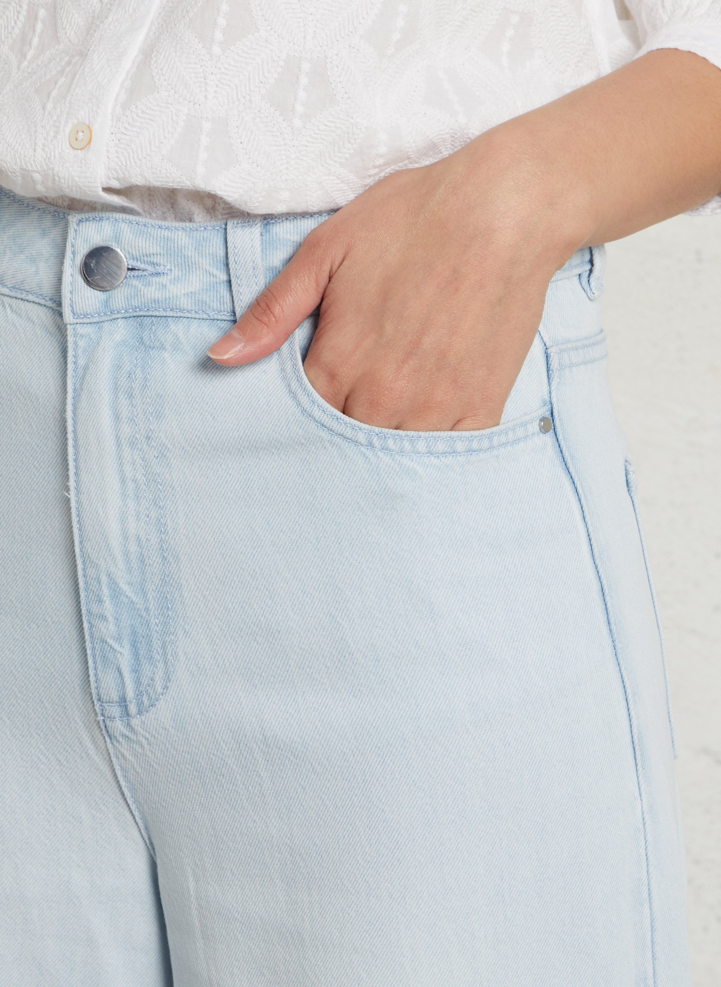 Grote katoenen jeans MAISON 123 Blauw