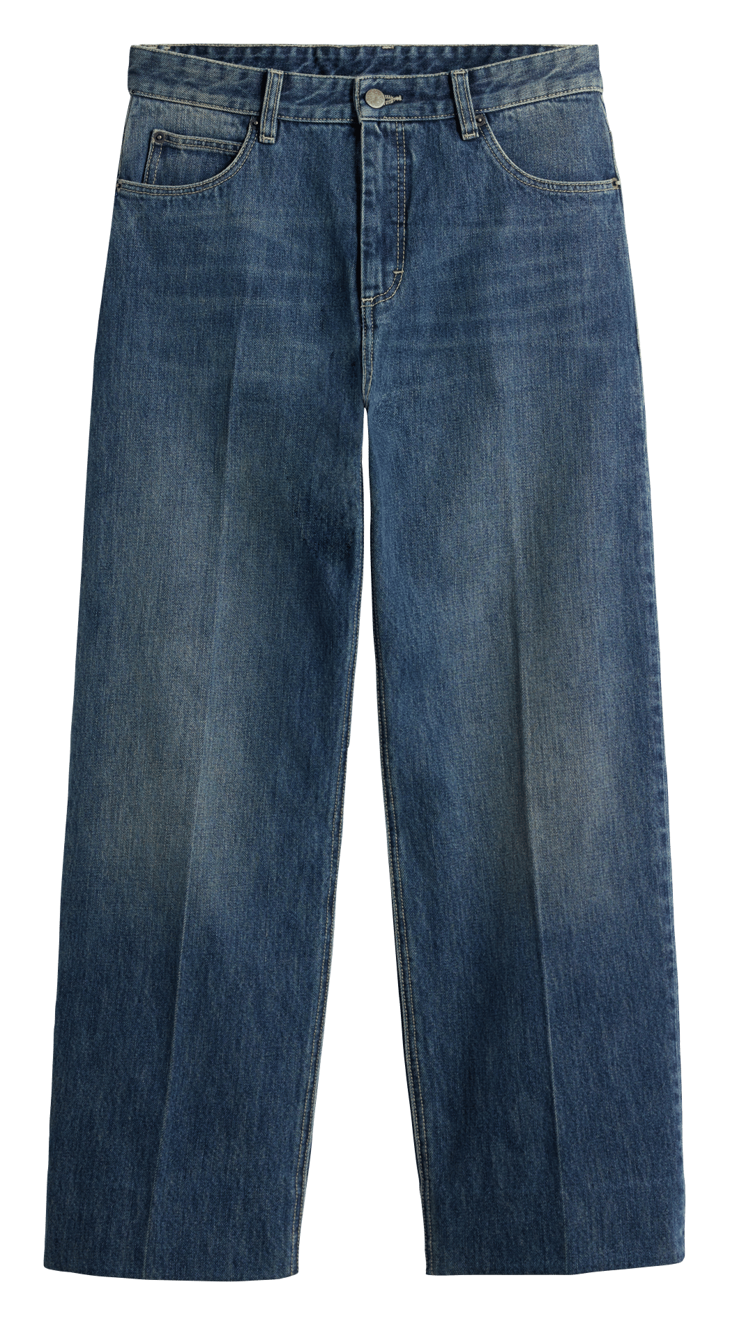 Straight-leg organic cotton jeans SOEUR Blue