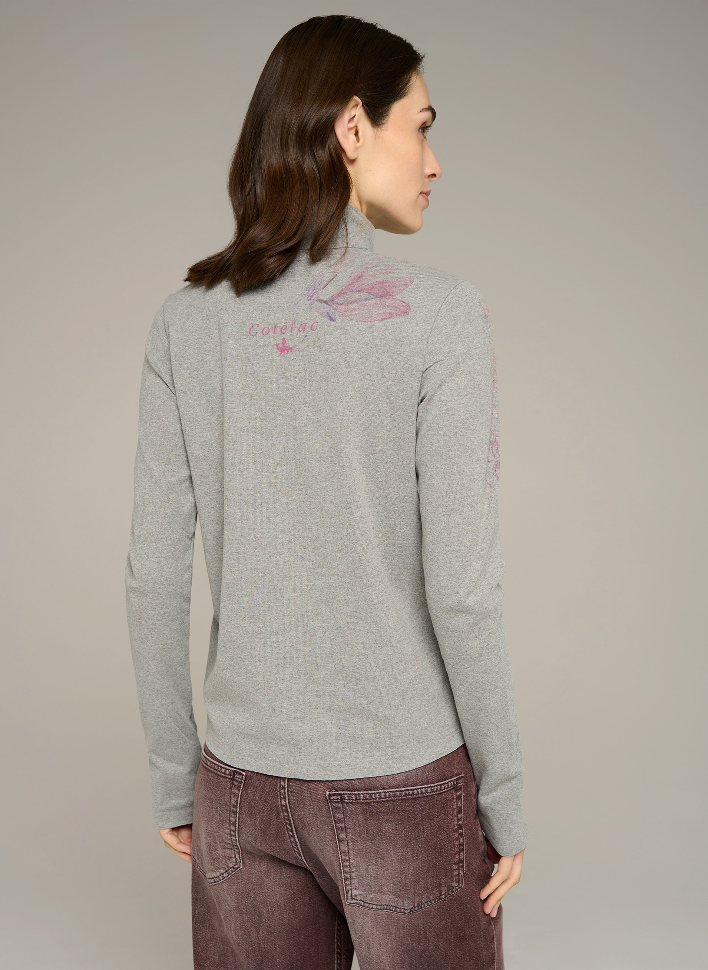 Tee-shirt droit en coton mélangé COTELAC Mehrfarbig