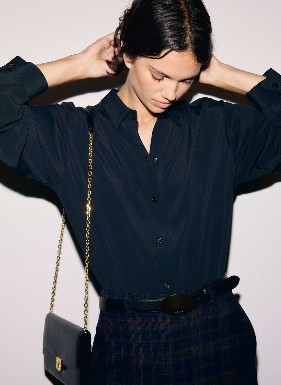 Plain straight shirt GERARD DAREL Black