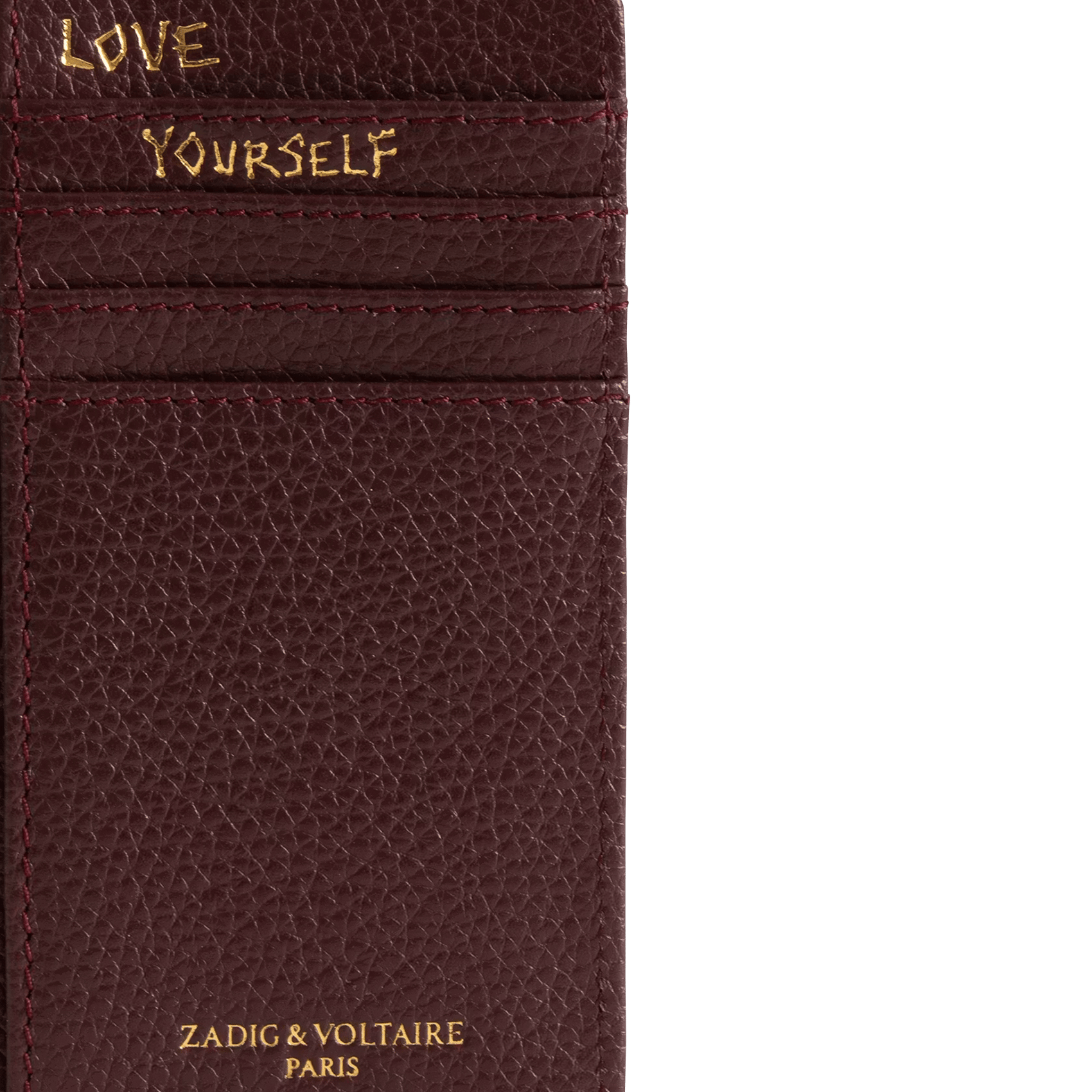 Kartenetui aus Leder | Violett ZADIG&VOLTAIRE Damen