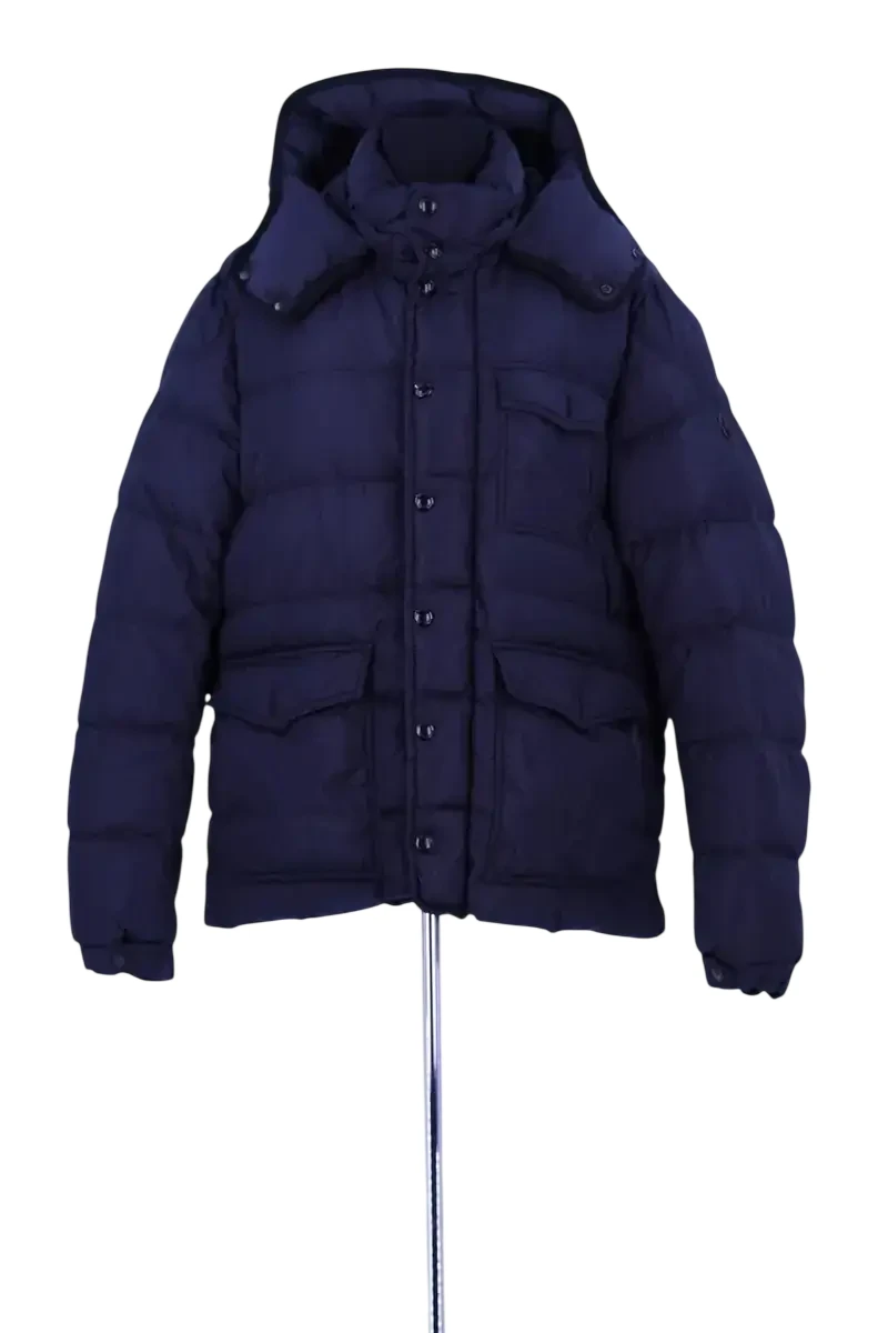 Padded jacket MONCLER - Seconde Main Blue