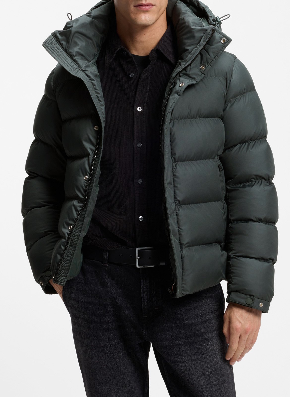 High-neck padded jacket BOSS