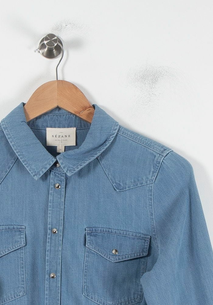 Chemise SEZANE - Seconde main Bleu