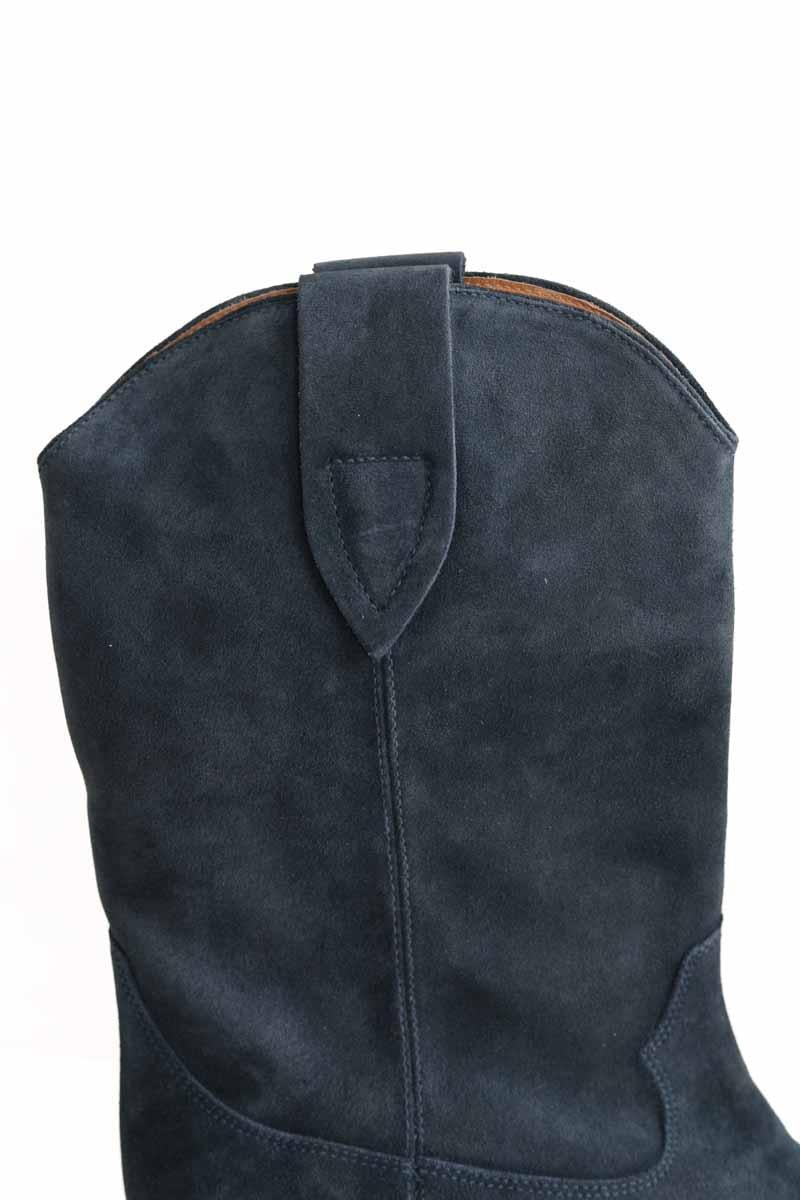 Western boots ISABEL MARANT - Seconde Main Blue