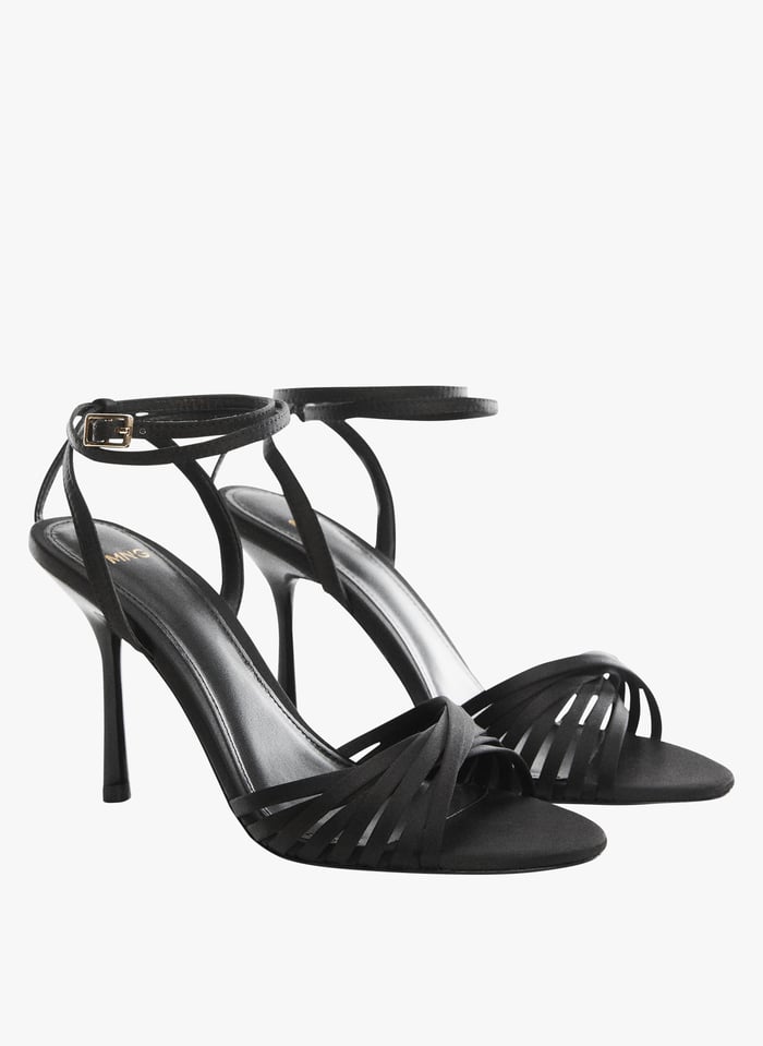 Mango strappy heeled shop sandals